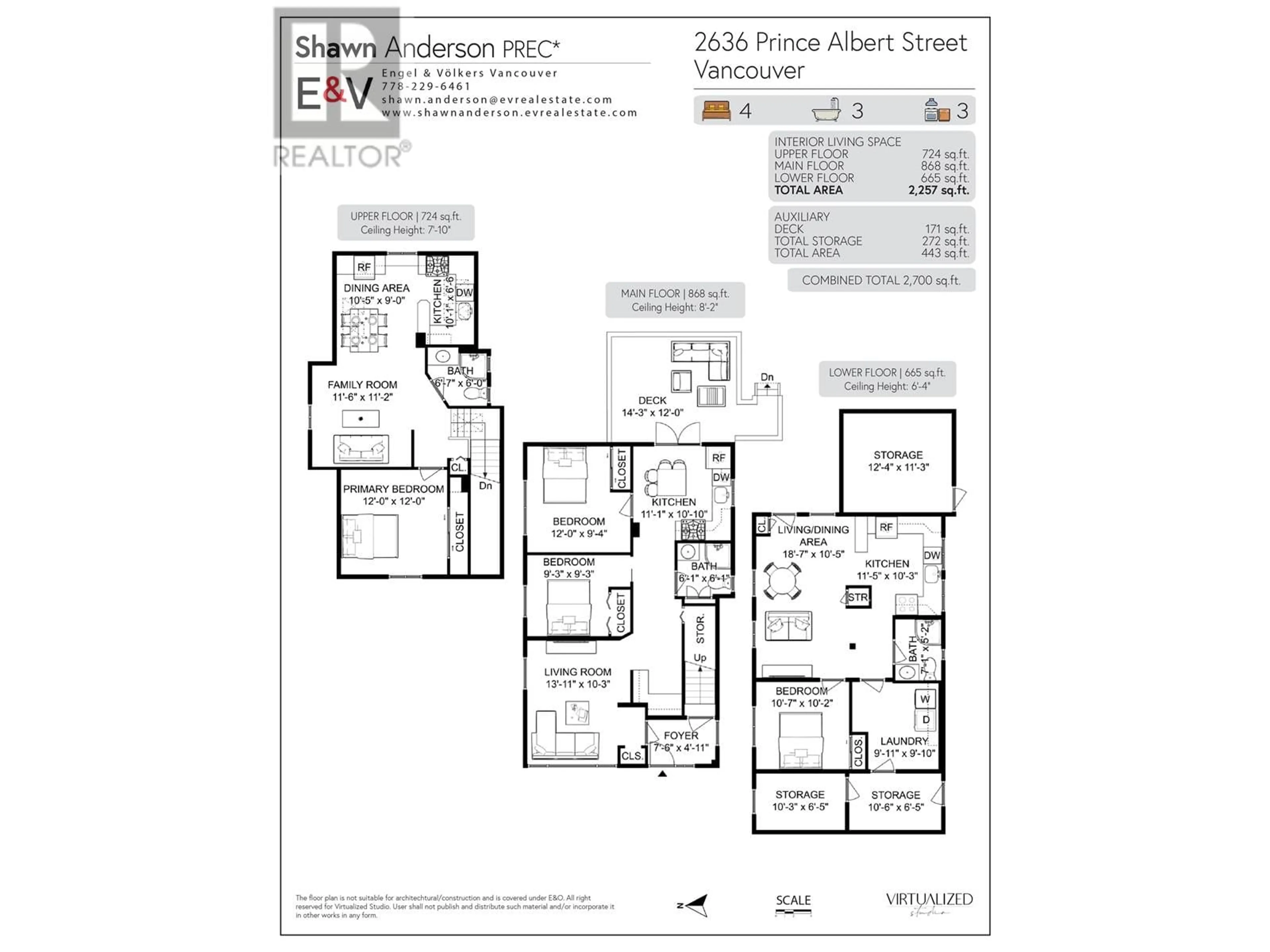 Floor plan for 2636 PRINCE ALBERT STREET, Vancouver British Columbia V5T3X3