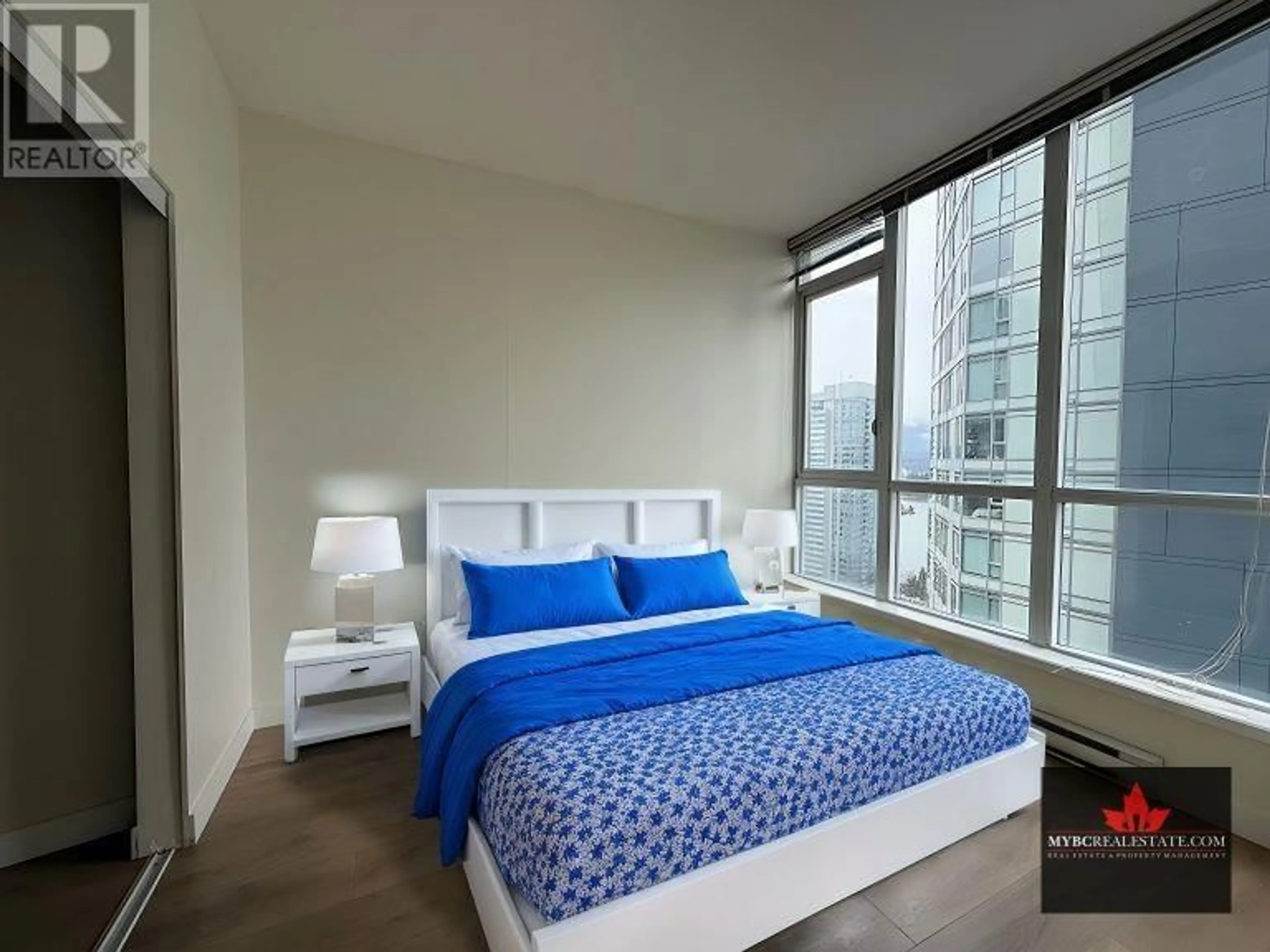 Bedroom with bed, unknown for 2303 1189 MELVILLE STREET, Vancouver British Columbia V6E4T8