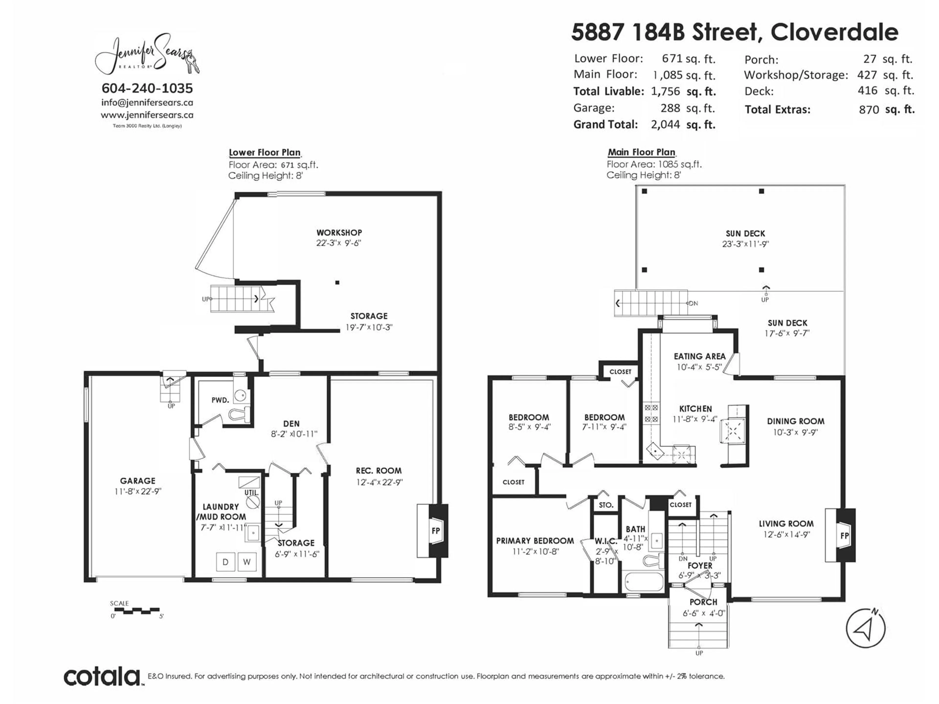 Floor plan for 5887 184B STREET, Surrey British Columbia V3S5S9