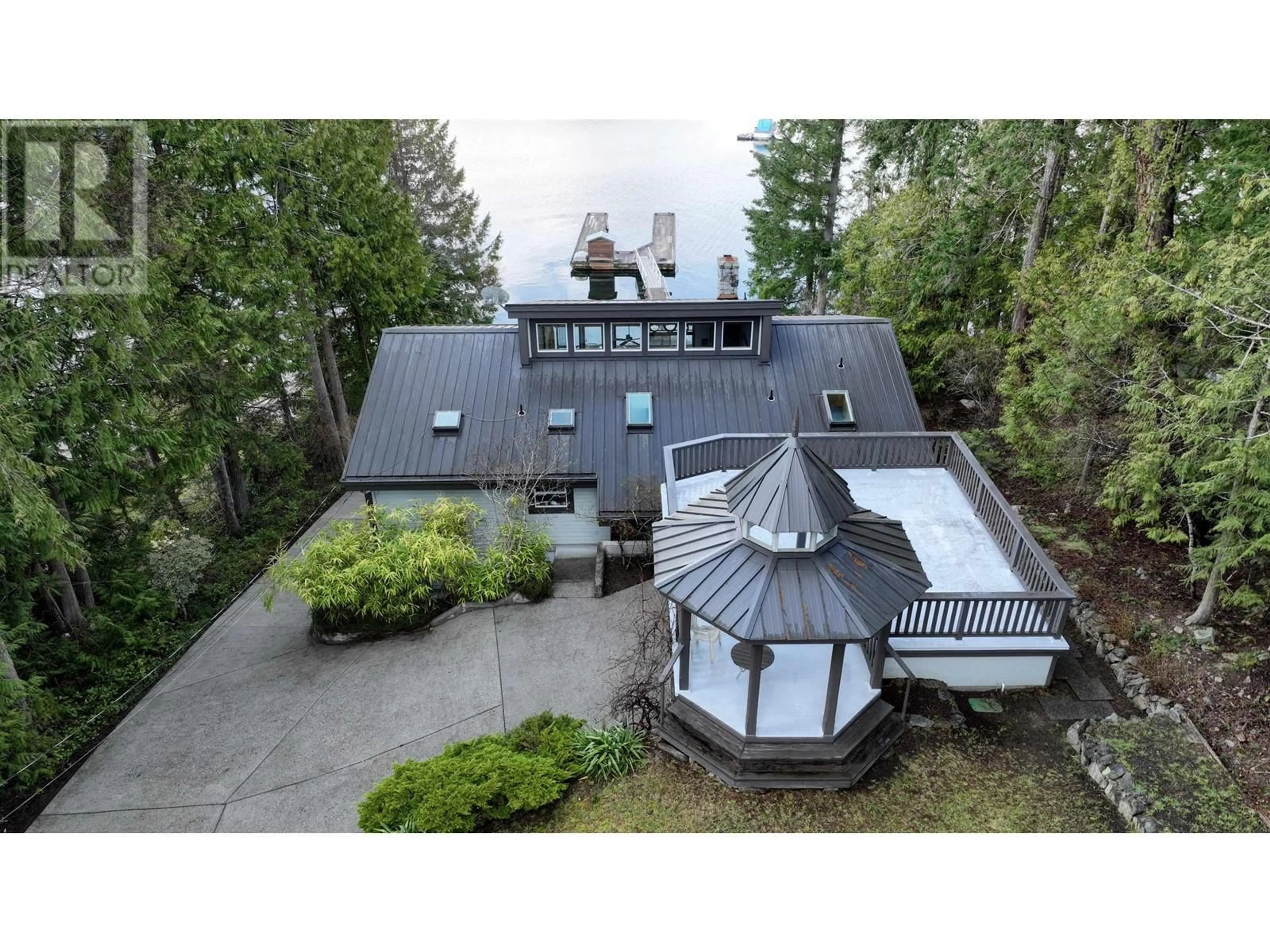 A pic from outside/outdoor area/front of a property/back of a property/a pic from drone, mountain view for 12825 ALEXANDER ROAD, Pender Harbour British Columbia V0N2H1