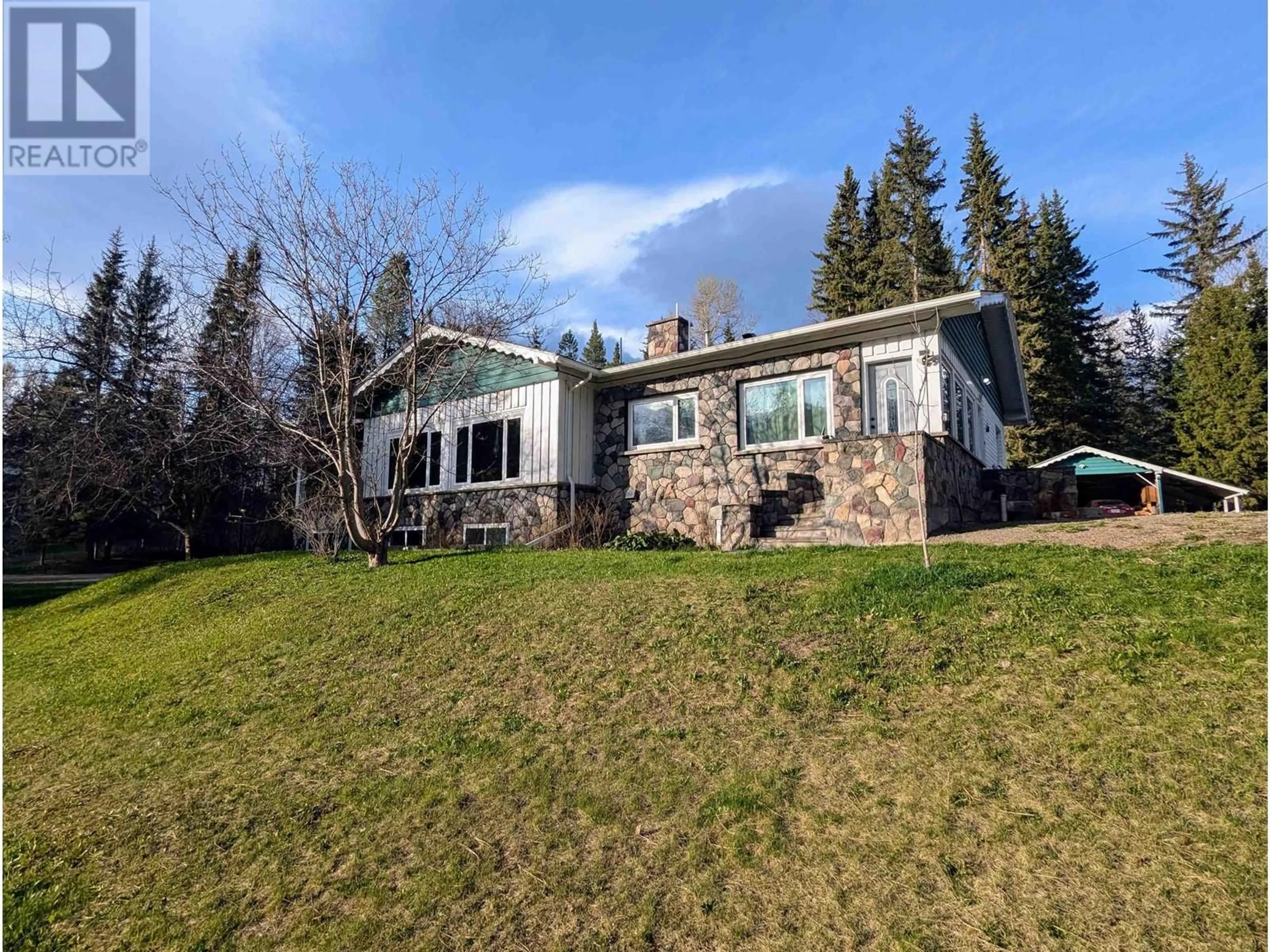A pic from outside/outdoor area/front of a property/back of a property/a pic from drone, unknown for 4620 MANTON ROAD, Smithers British Columbia V0J2N0
