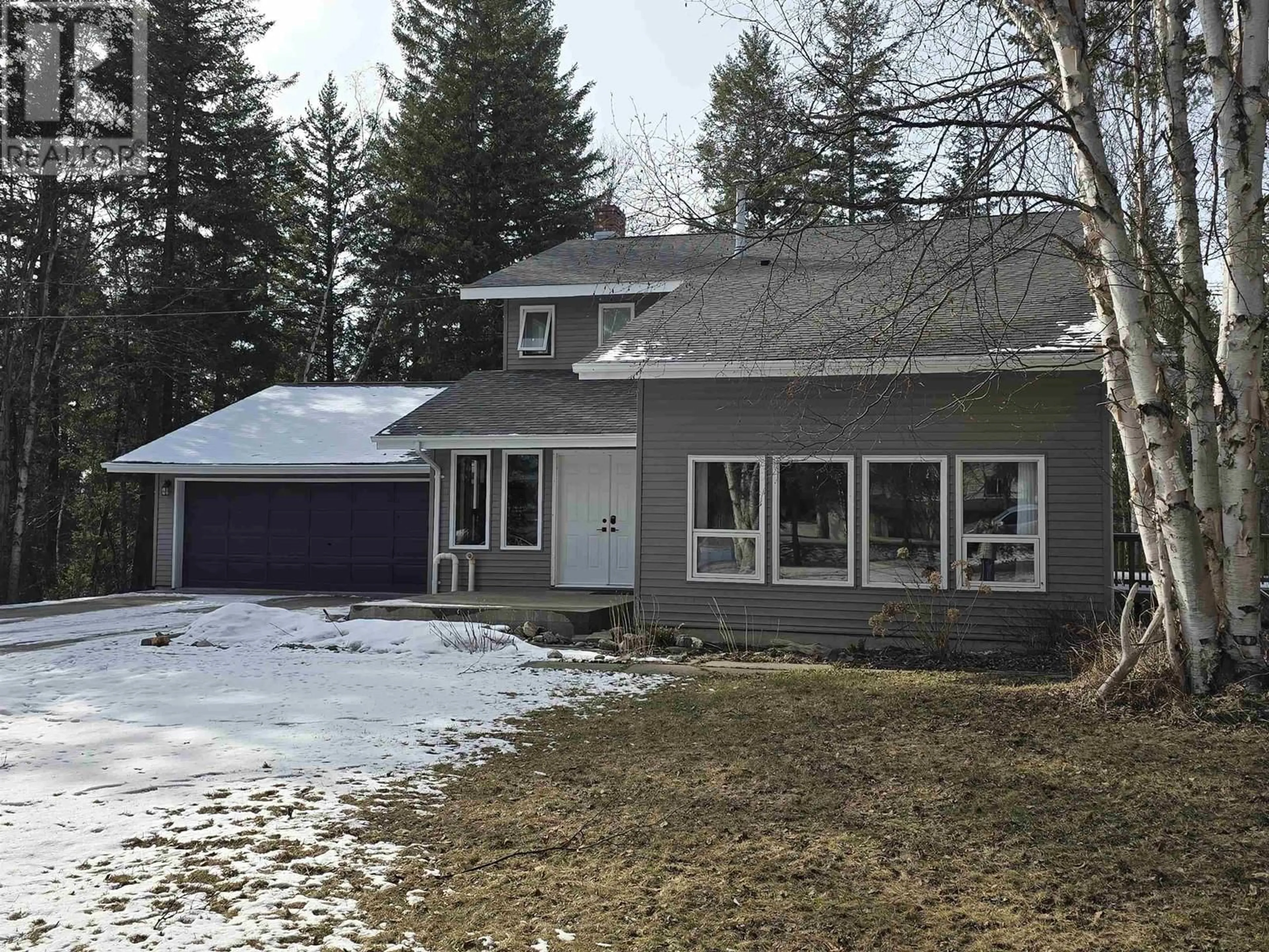 A pic from outside/outdoor area/front of a property/back of a property/a pic from drone, street for 3192 SPRUCE RIDGE ROAD, Quesnel British Columbia V2J4R4