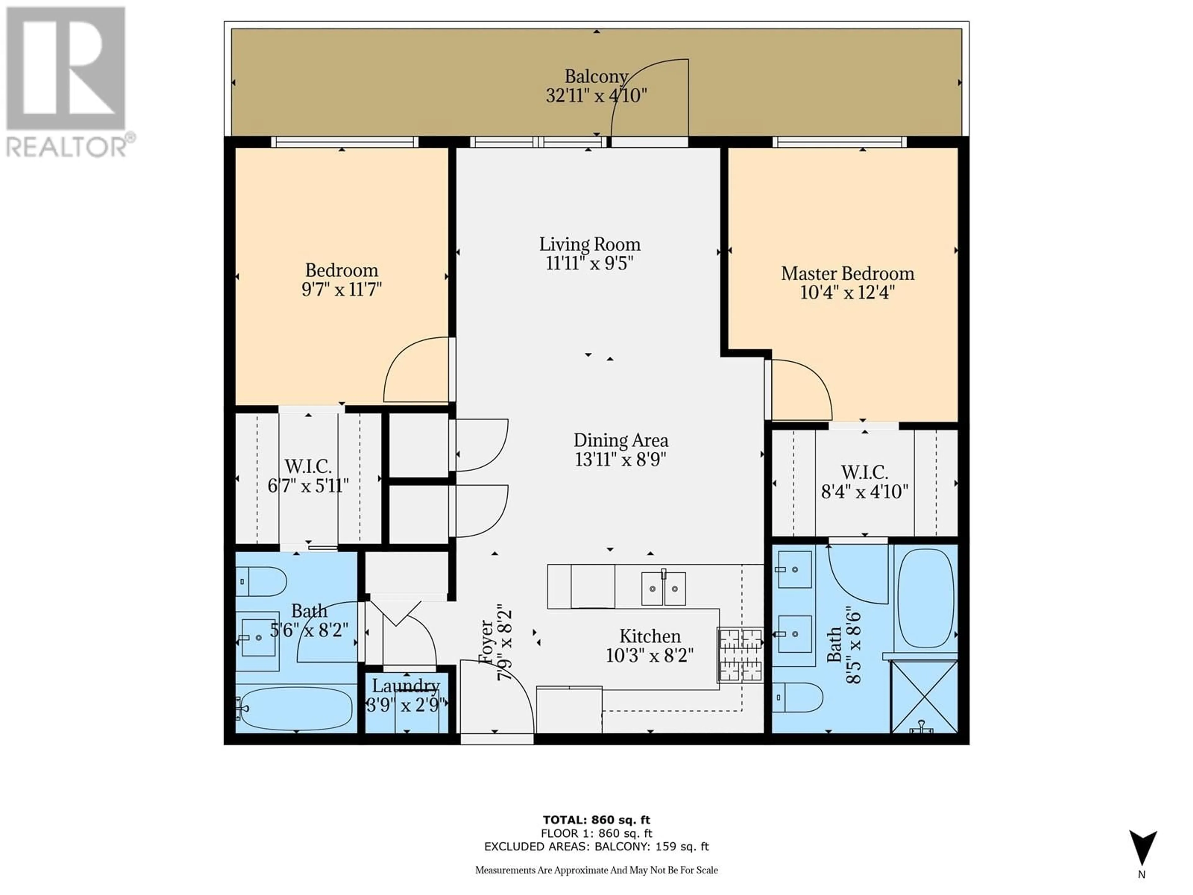 Floor plan for 210 - 22226 BROWN AVENUE, Maple Ridge British Columbia V2X4R2