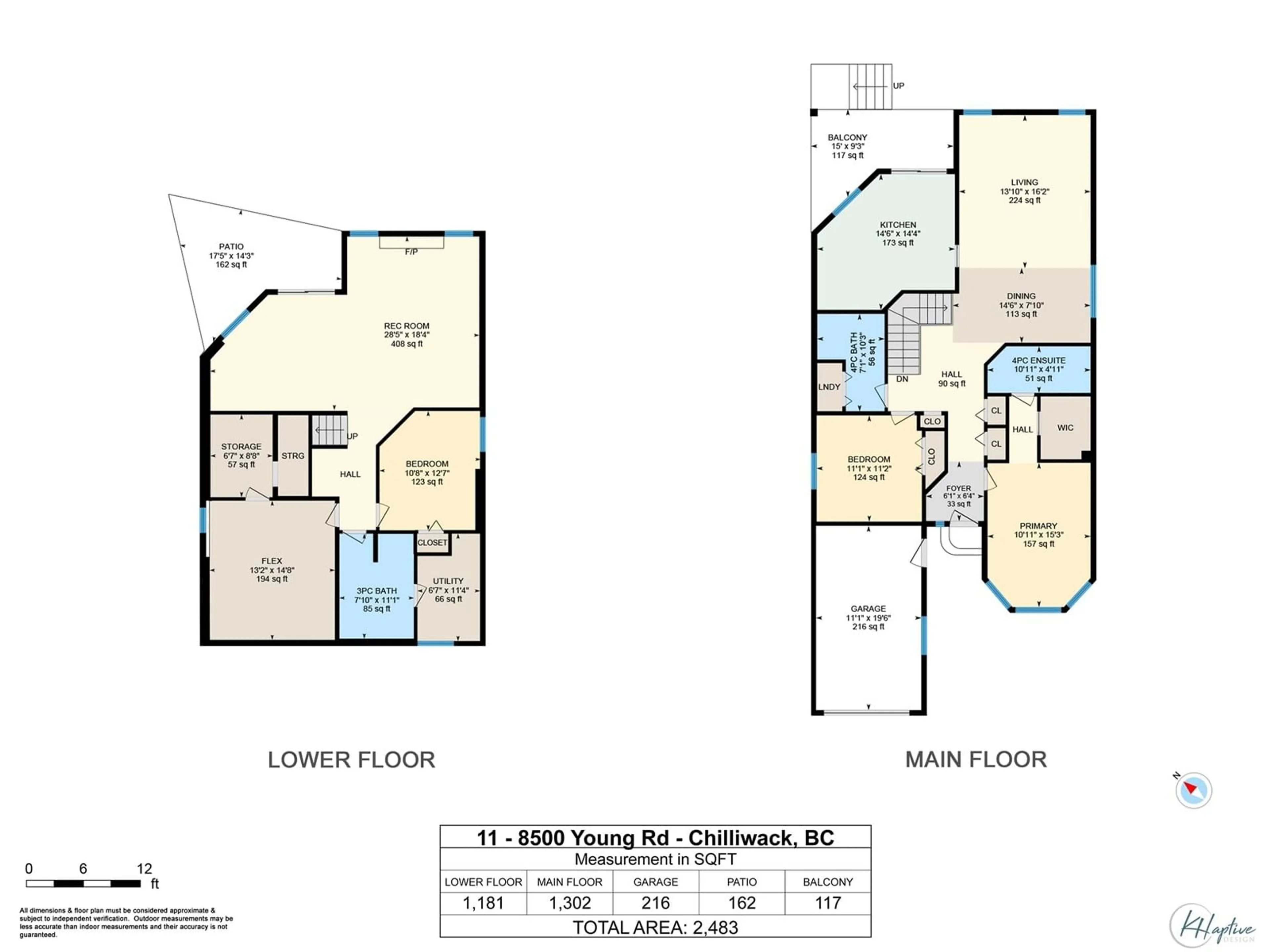 Floor plan for 11 - 8500 YOUNG ROAD, Chilliwack British Columbia V2P4P1