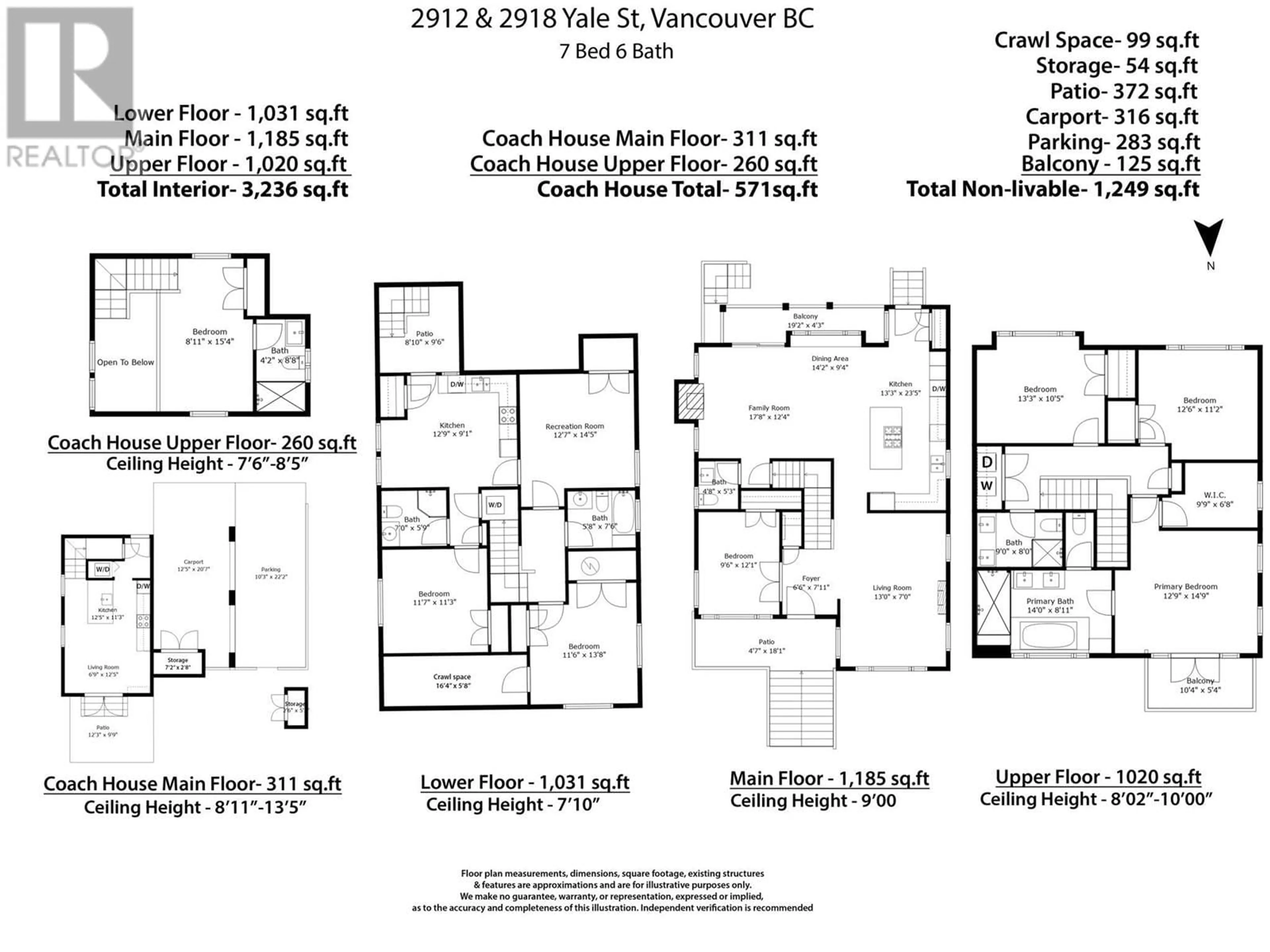 Floor plan for 2912 YALE STREET, Vancouver British Columbia V5K4W1