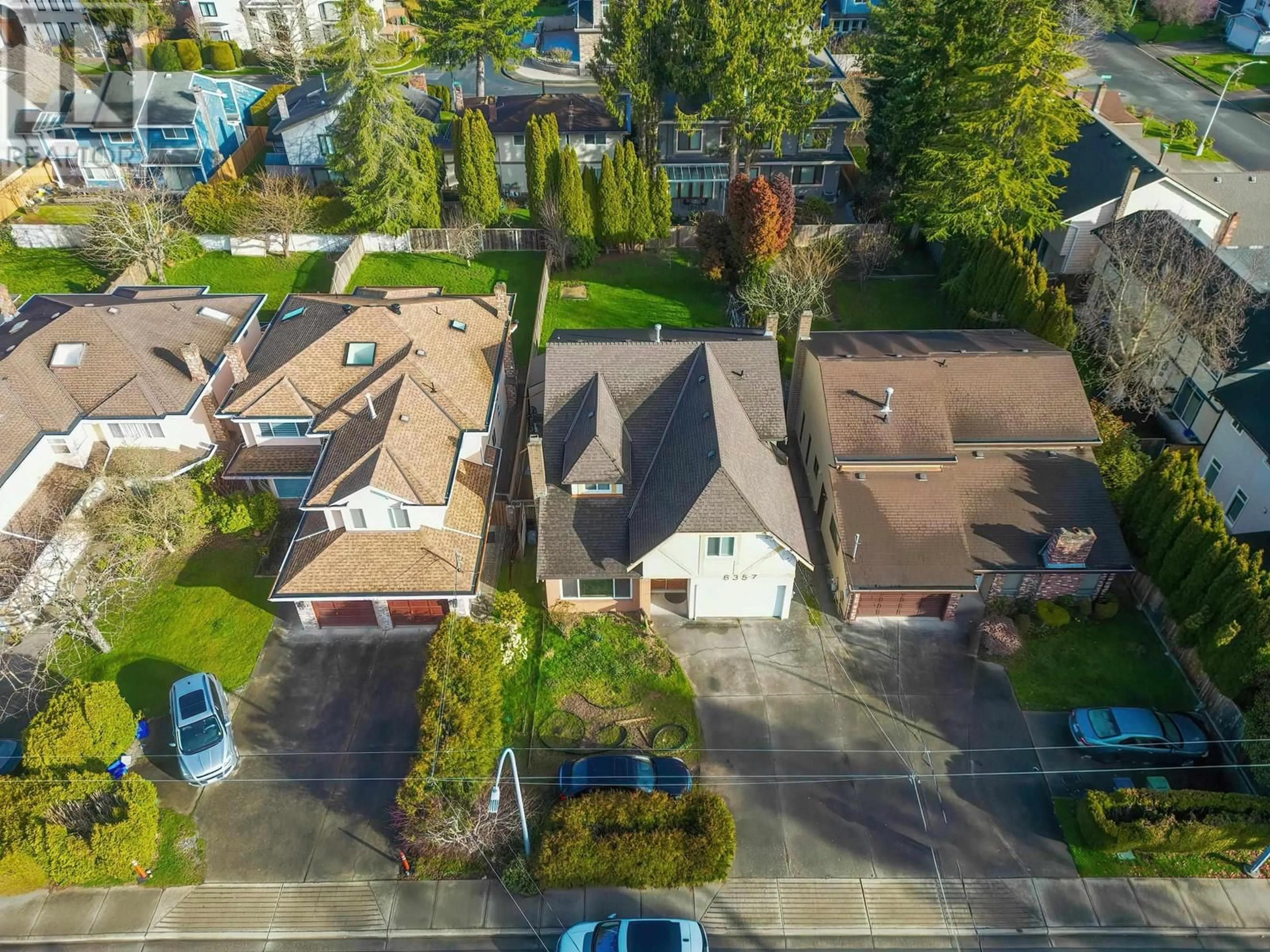 A pic from outside/outdoor area/front of a property/back of a property/a pic from drone, street for 6357 FRANCIS ROAD, Richmond British Columbia V7C1K4