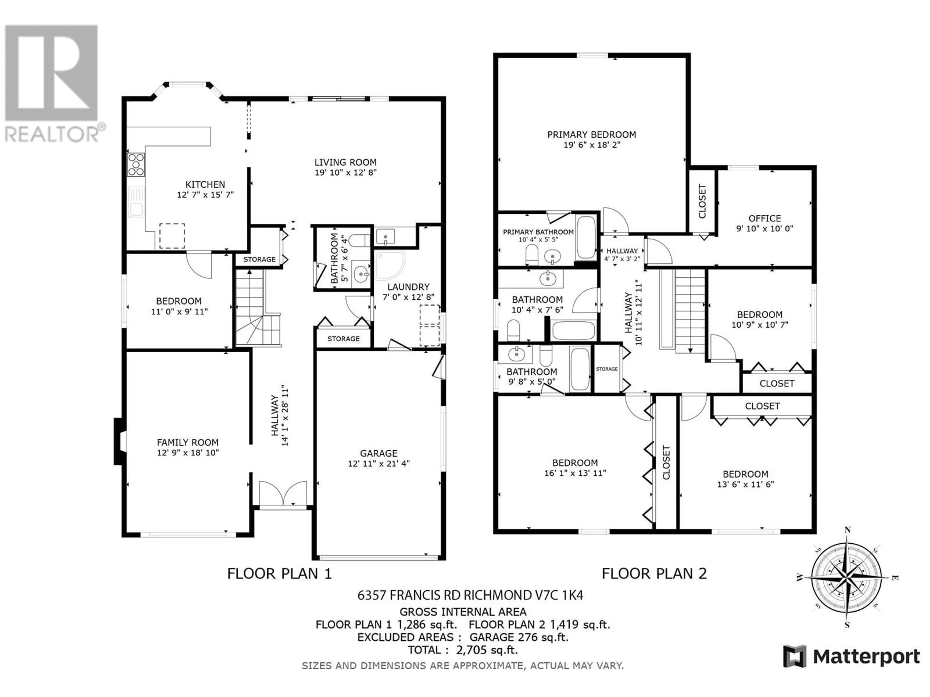 Floor plan for 6357 FRANCIS ROAD, Richmond British Columbia V7C1K4
