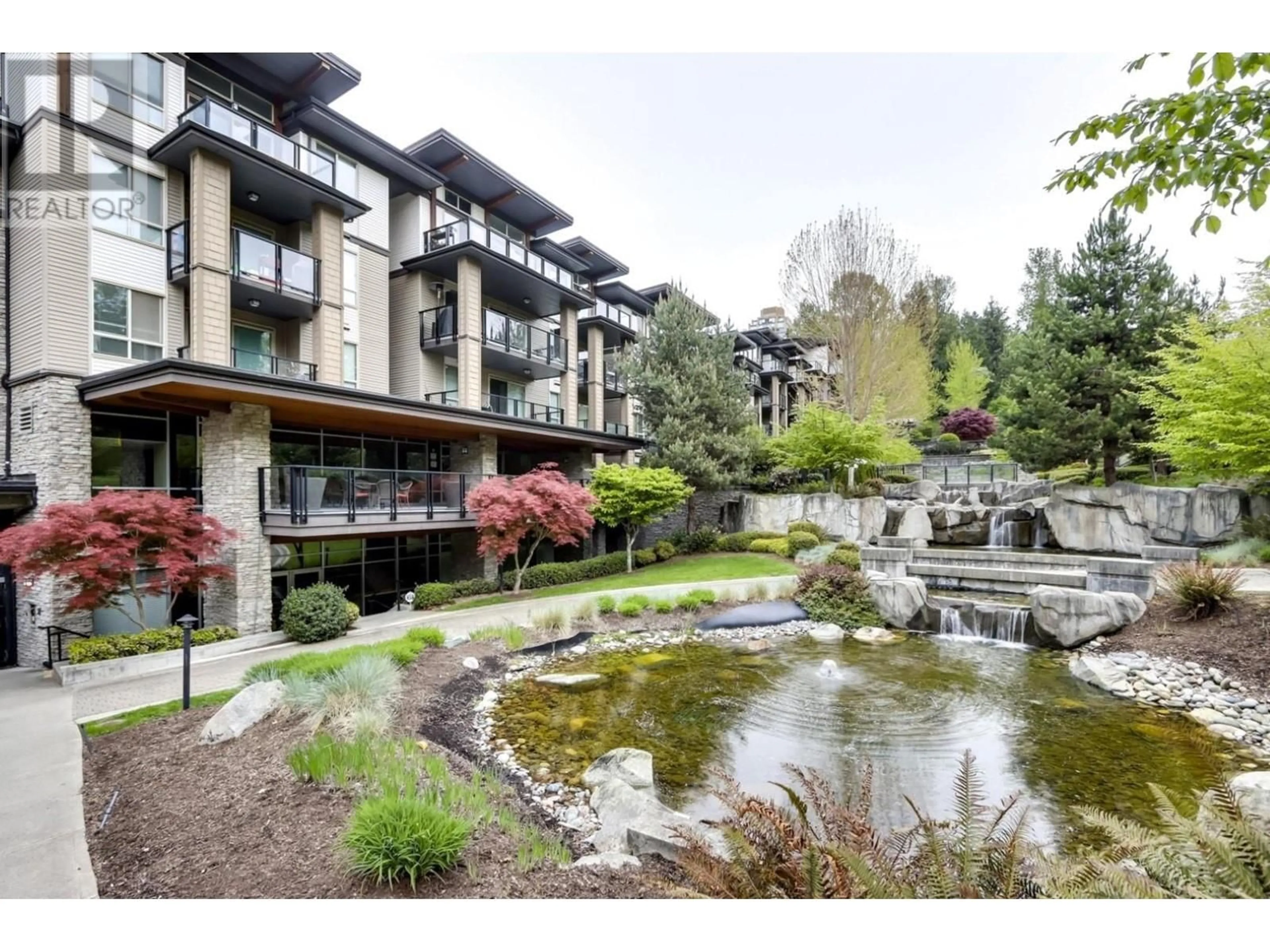 Patio, water/lake/river/ocean view for 308 - 7478 BYRNEPARK WALK, Burnaby British Columbia V3N0B5