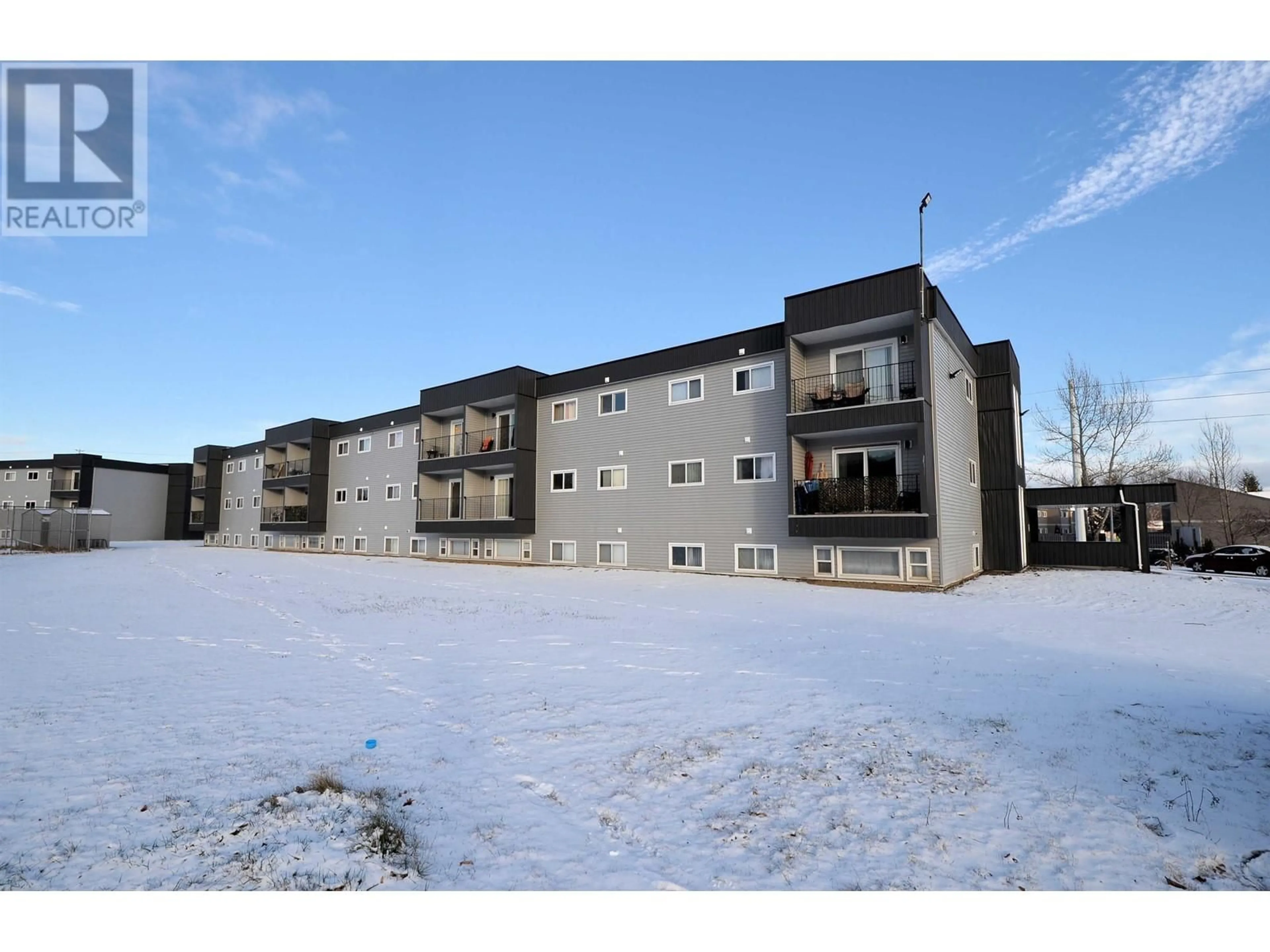 A pic from outside/outdoor area/front of a property/back of a property/a pic from drone, building for 209 - 2644 ARNETT AVENUE, Prince George British Columbia V2N4J5