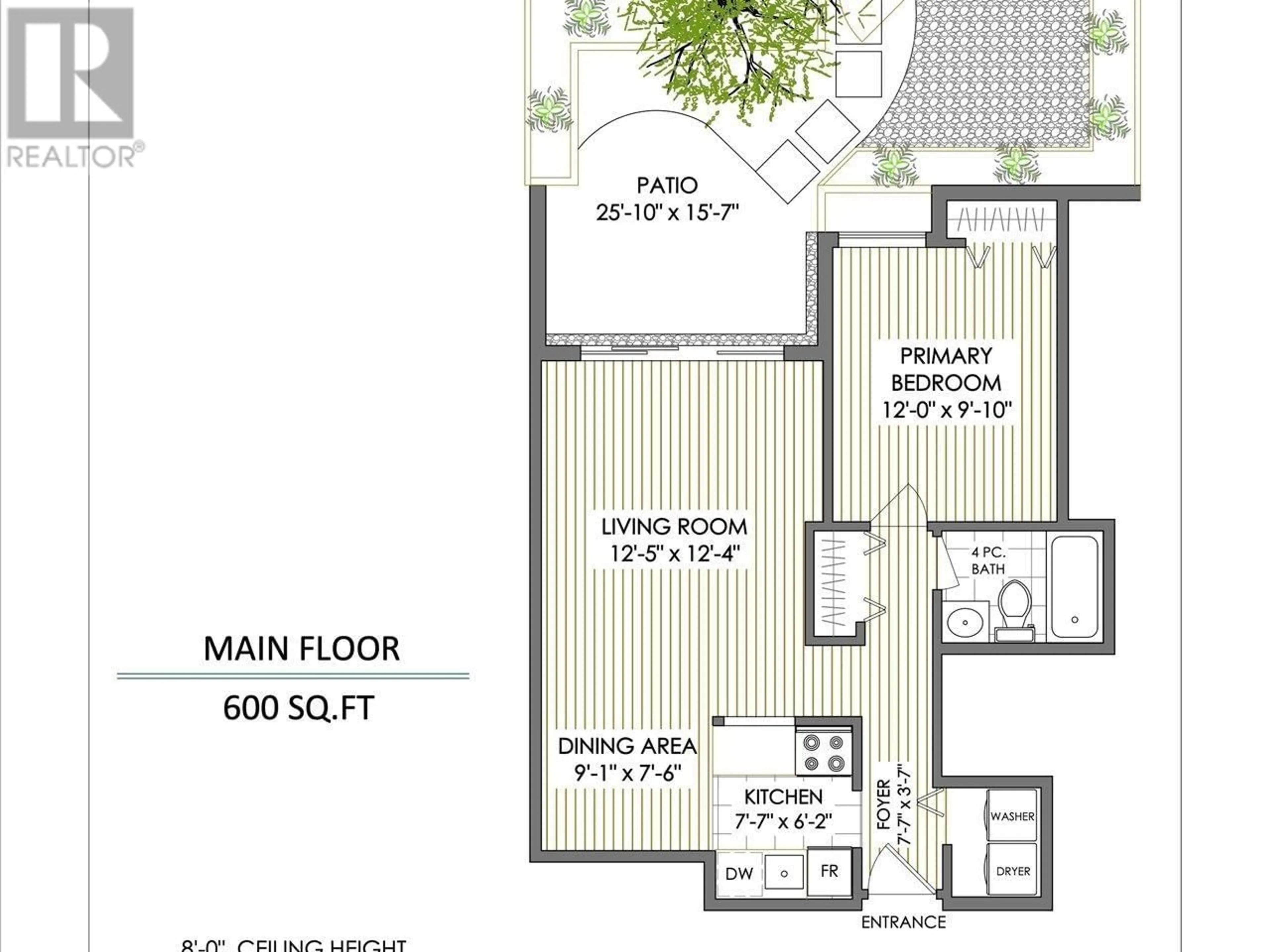 Floor plan for 107 825 E 7TH AVENUE, Vancouver British Columbia V5T1P4