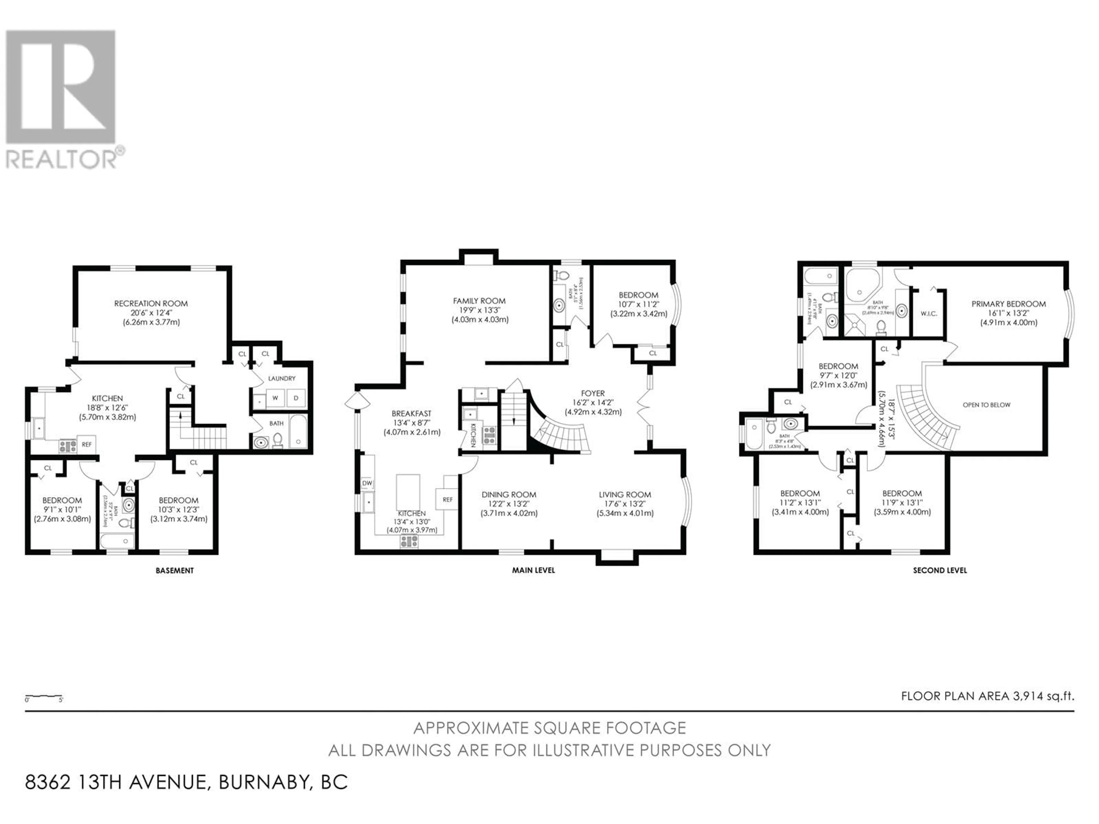 Floor plan for 8362 13 AVENUE, Burnaby British Columbia V3N2G7