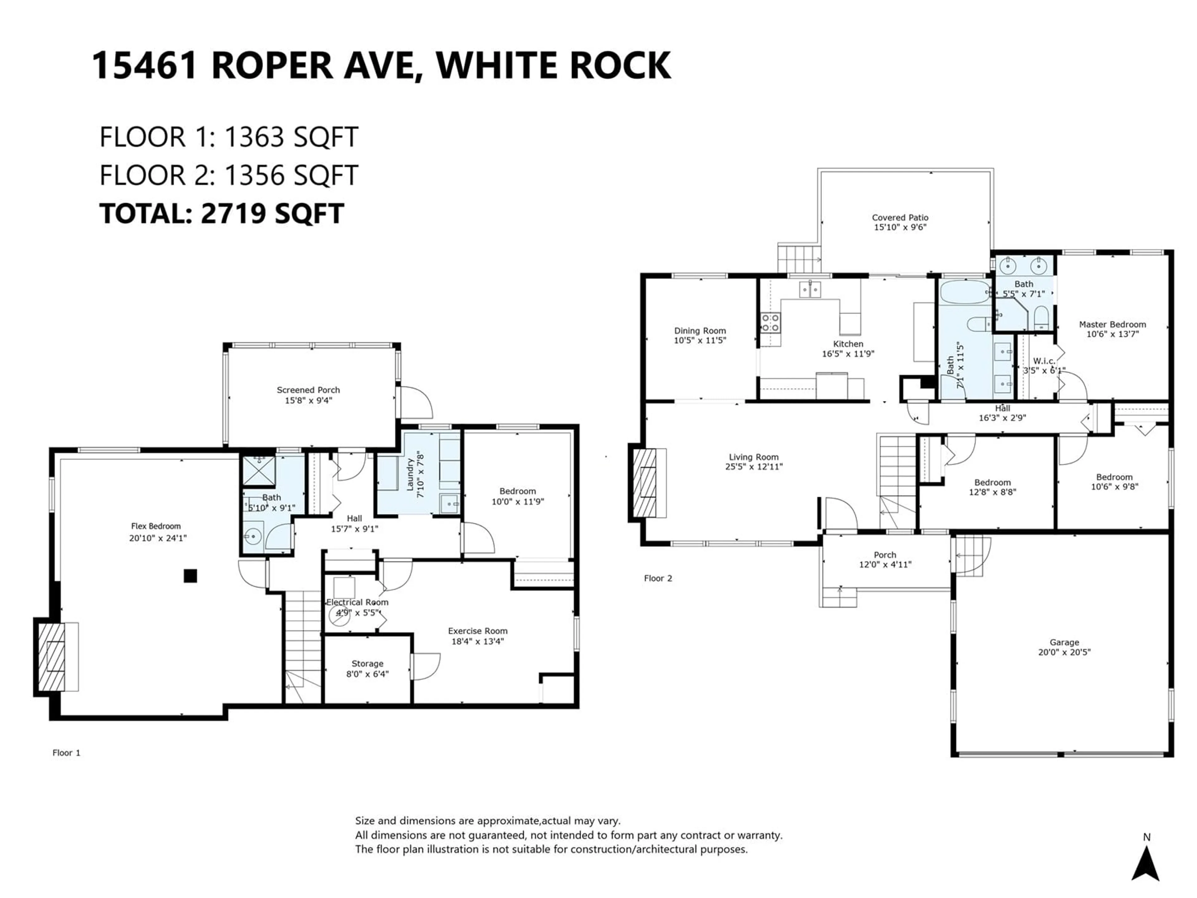 Floor plan for 15461 ROPER, White Rock British Columbia V4B2G4