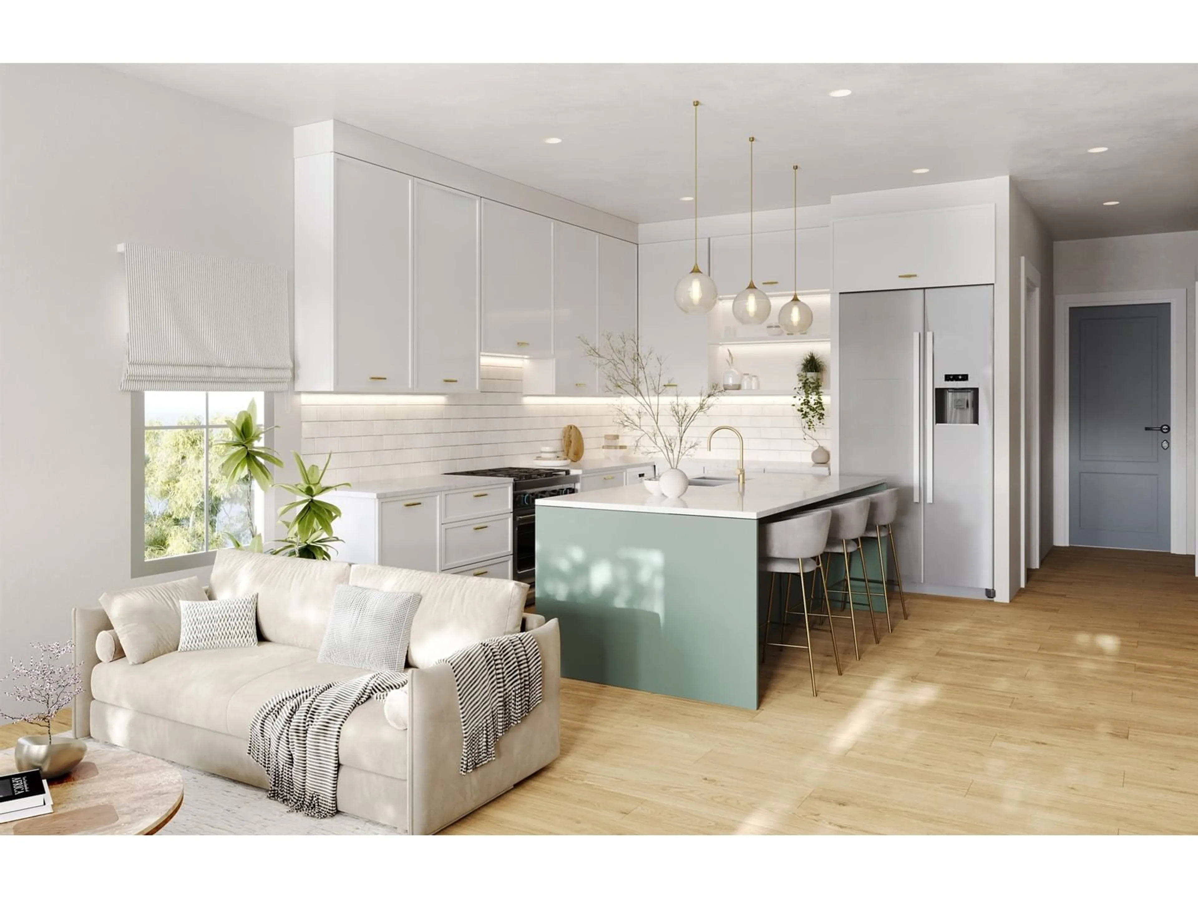 Open concept kitchen, unknown for 20453 78, Langley British Columbia V2Y1X3