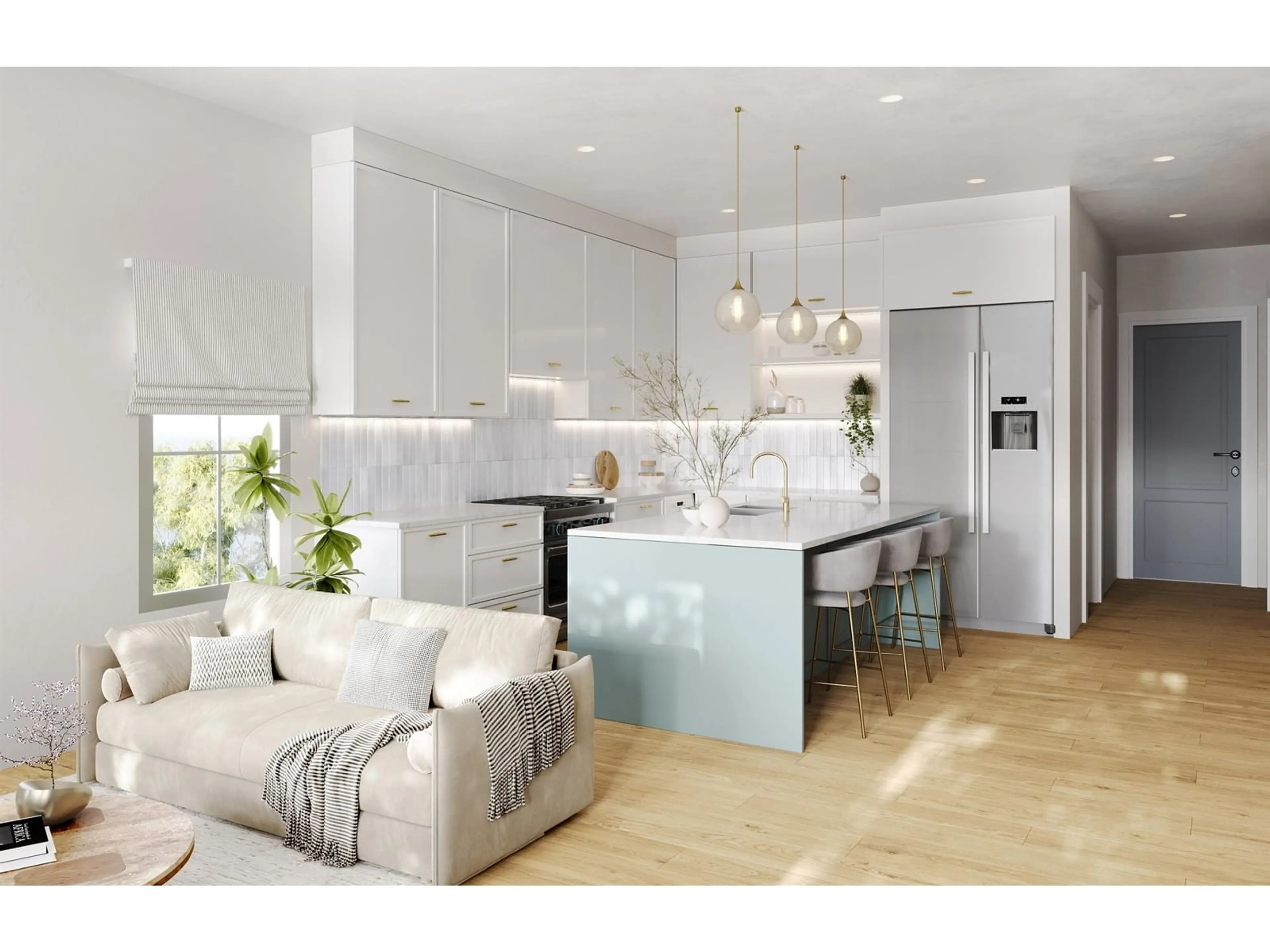 Open concept kitchen, unknown for 20445 78, Langley British Columbia V2Y1X3