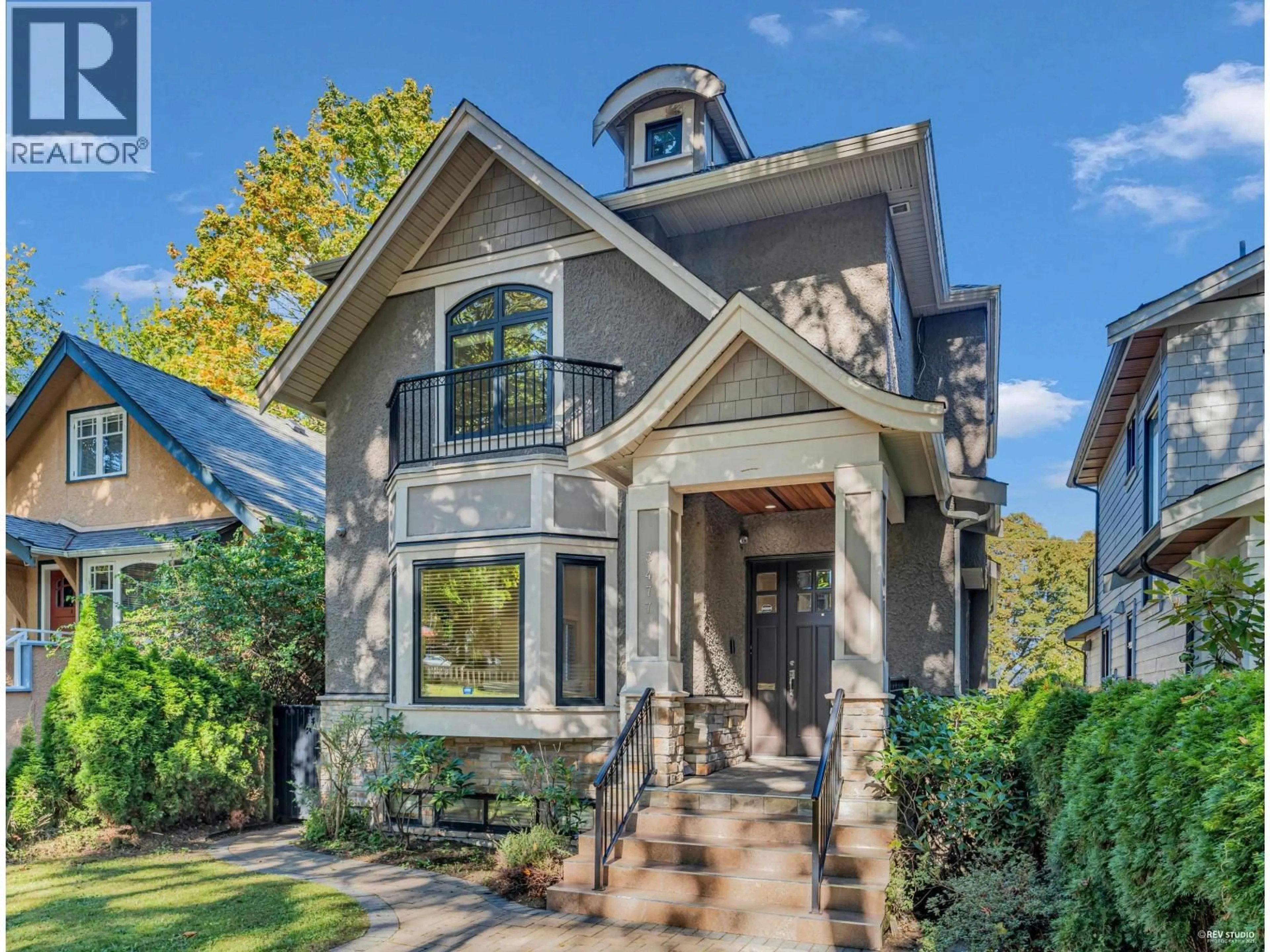 Home with brick exterior material, street for 3477 20TH AVENUE, Vancouver British Columbia V6S1E5
