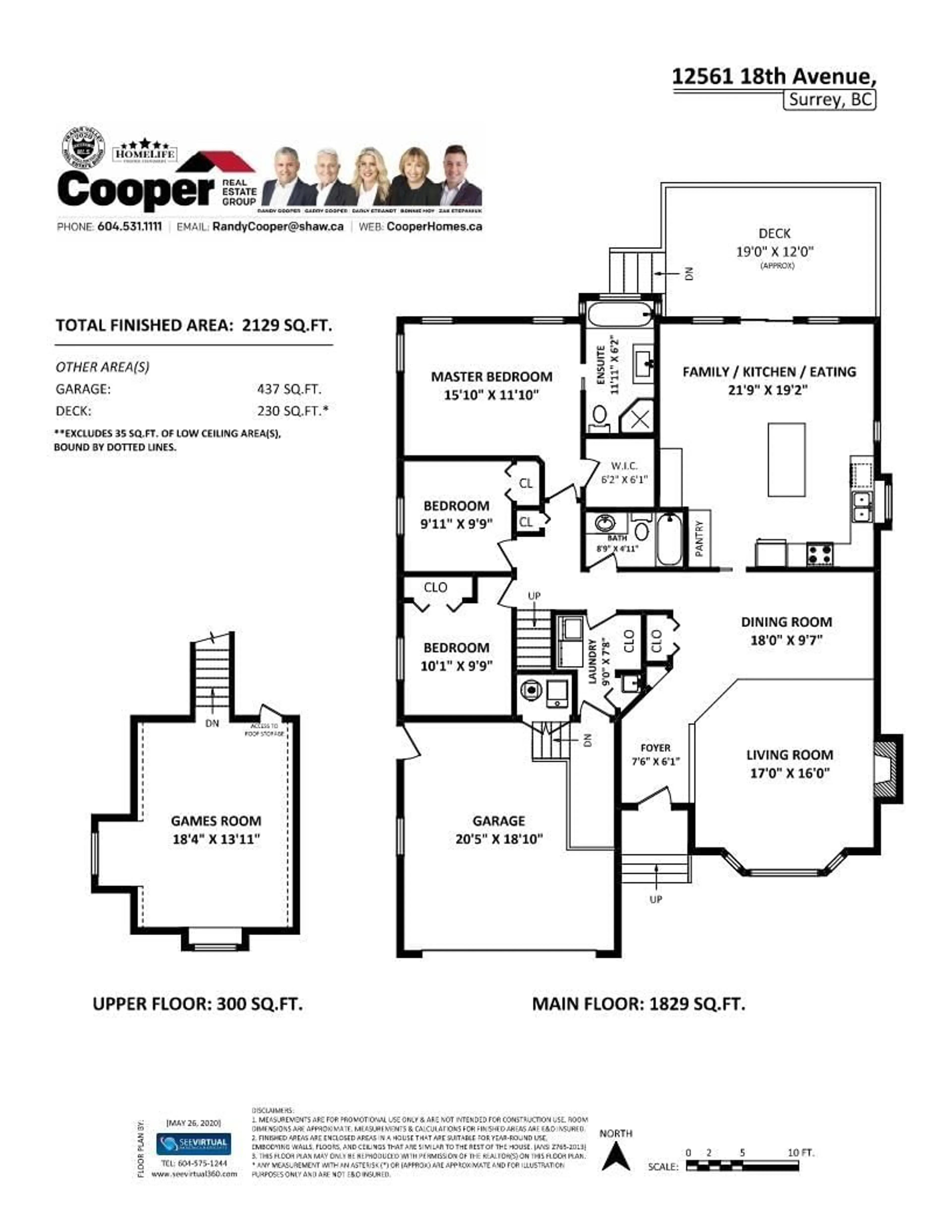 Floor plan for 12561 18, Surrey British Columbia V4A1V8