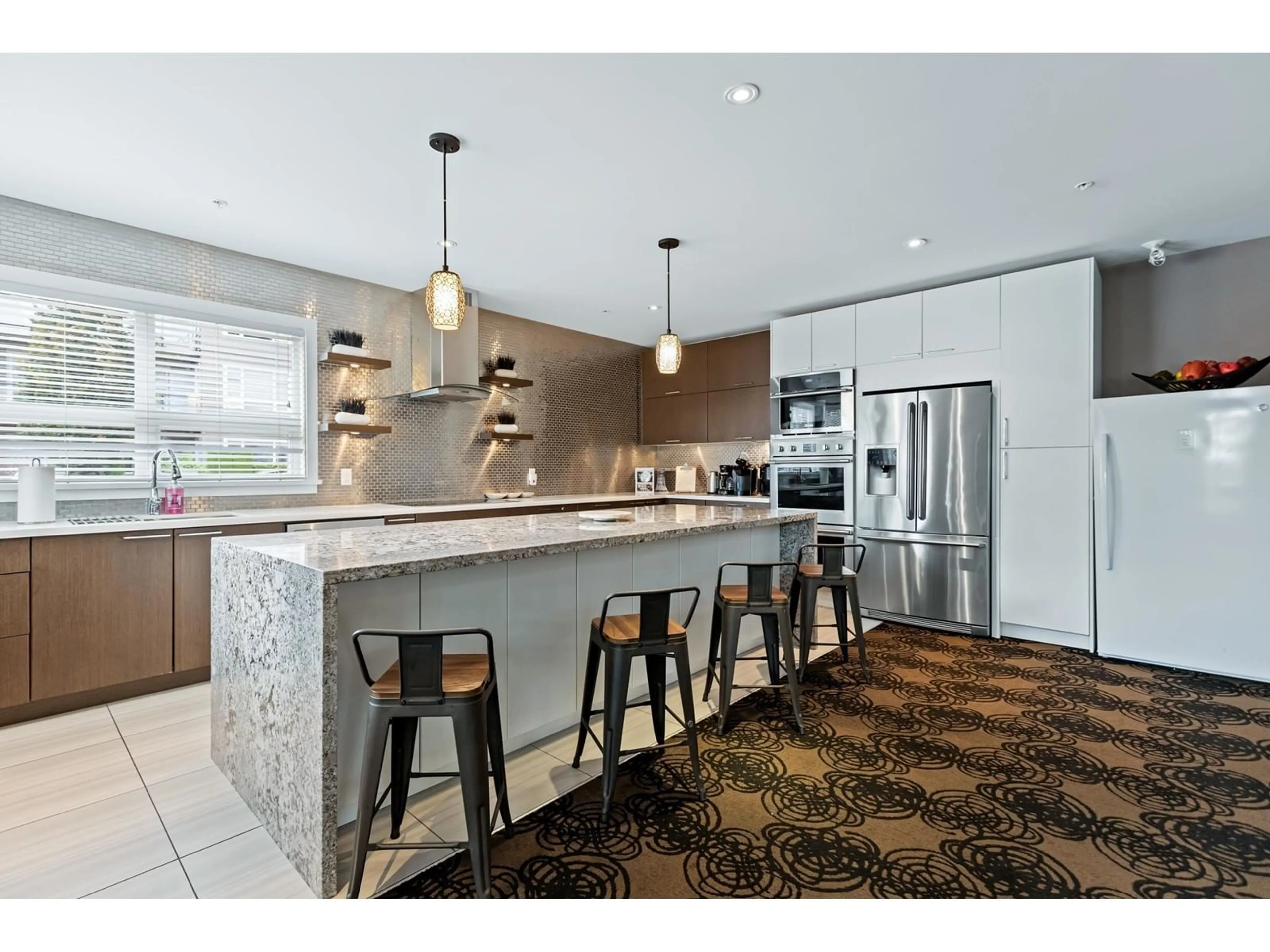 Open concept kitchen, ceramic/tile floor for D202 - 20211 66, Langley British Columbia V2Y0L4