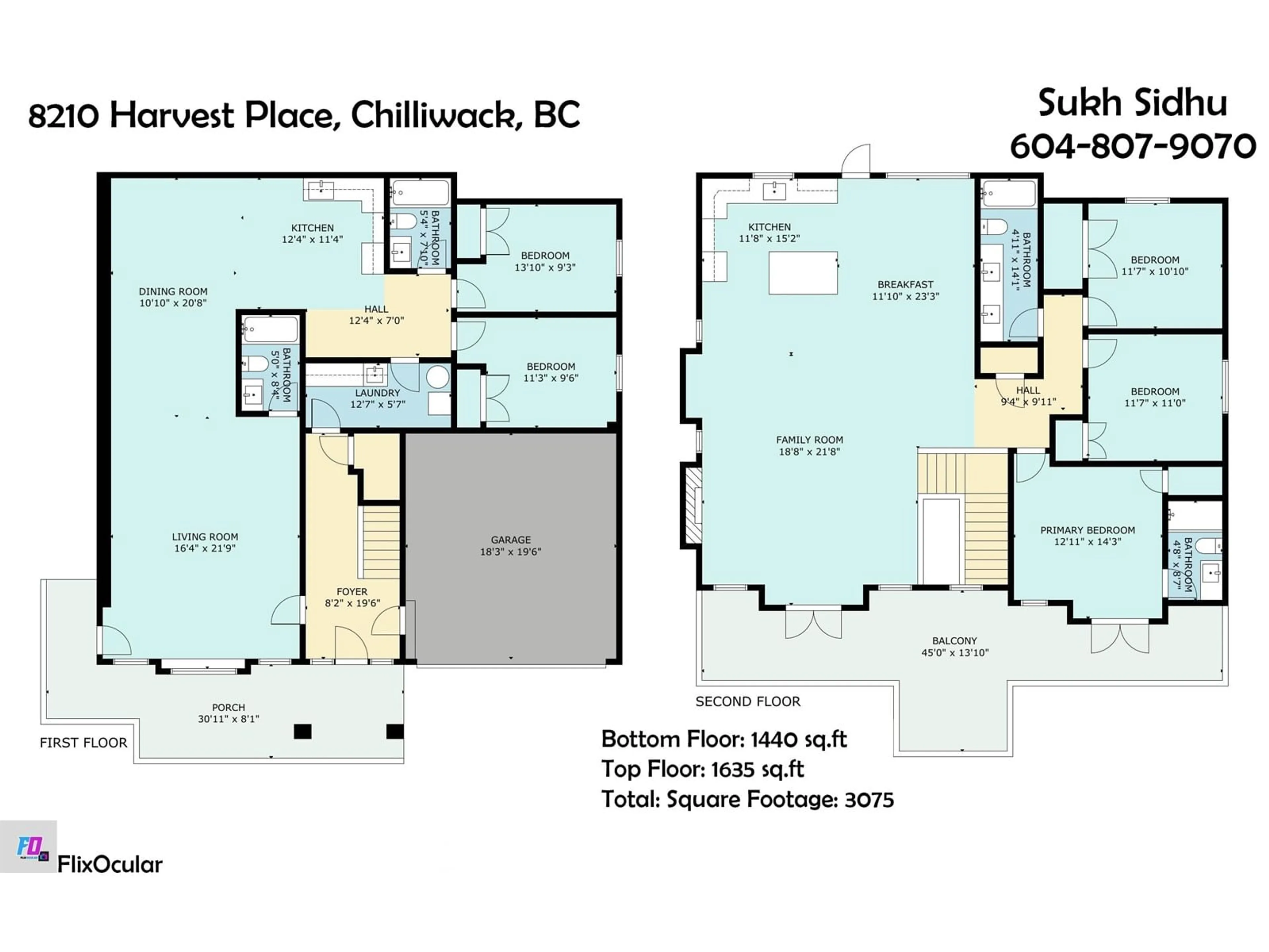Floor plan for 8210 HARVEST PLACE, Chilliwack British Columbia V4Z0E4