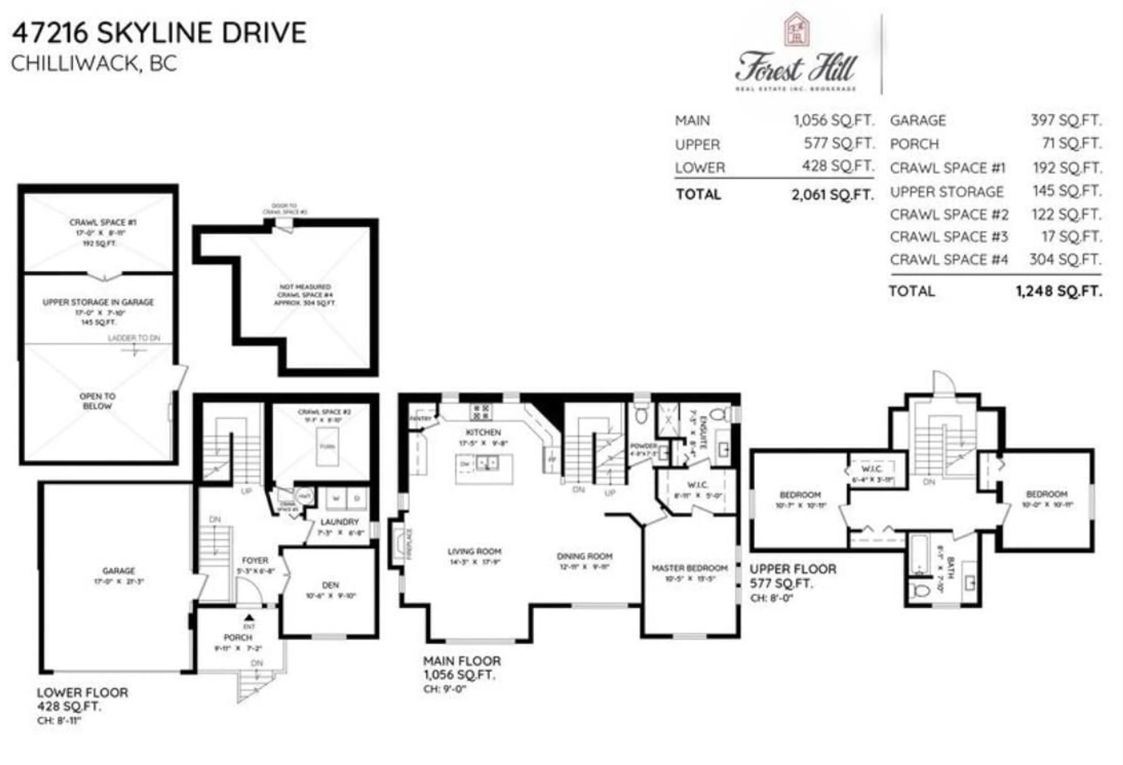 Floor plan for 47216 SKYLINE DRIVE, Chilliwack British Columbia V2R0R4