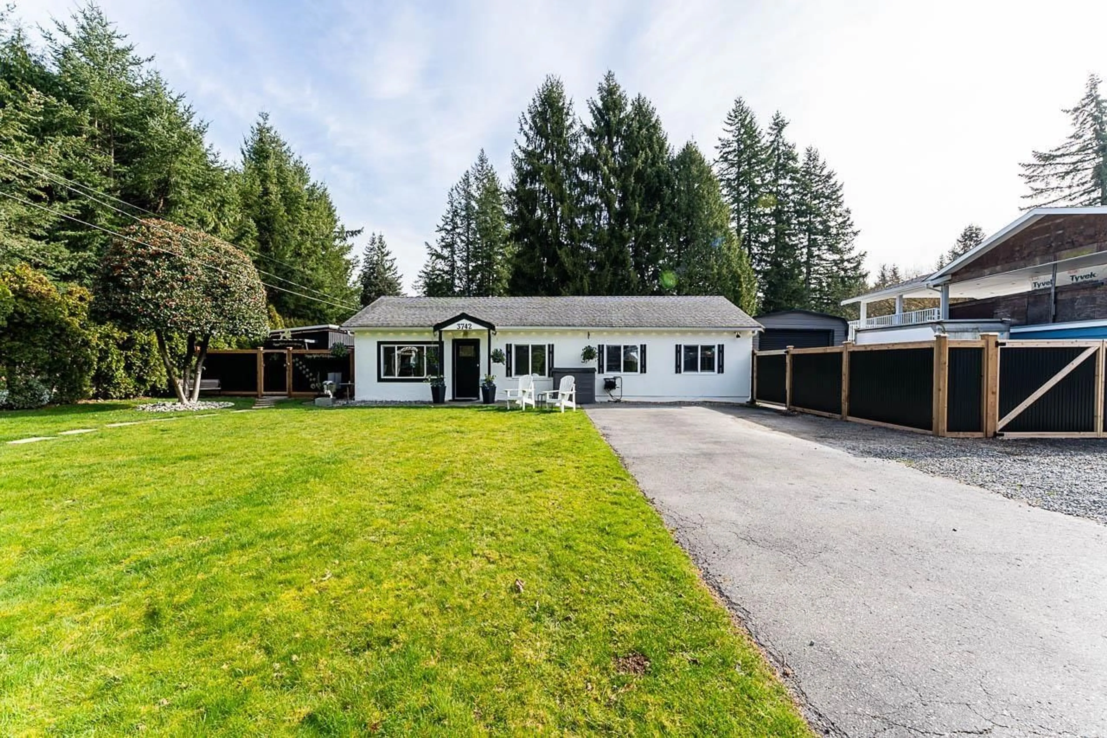 A pic from outside/outdoor area/front of a property/back of a property/a pic from drone, street for 3742 204, Langley British Columbia V3A1X4