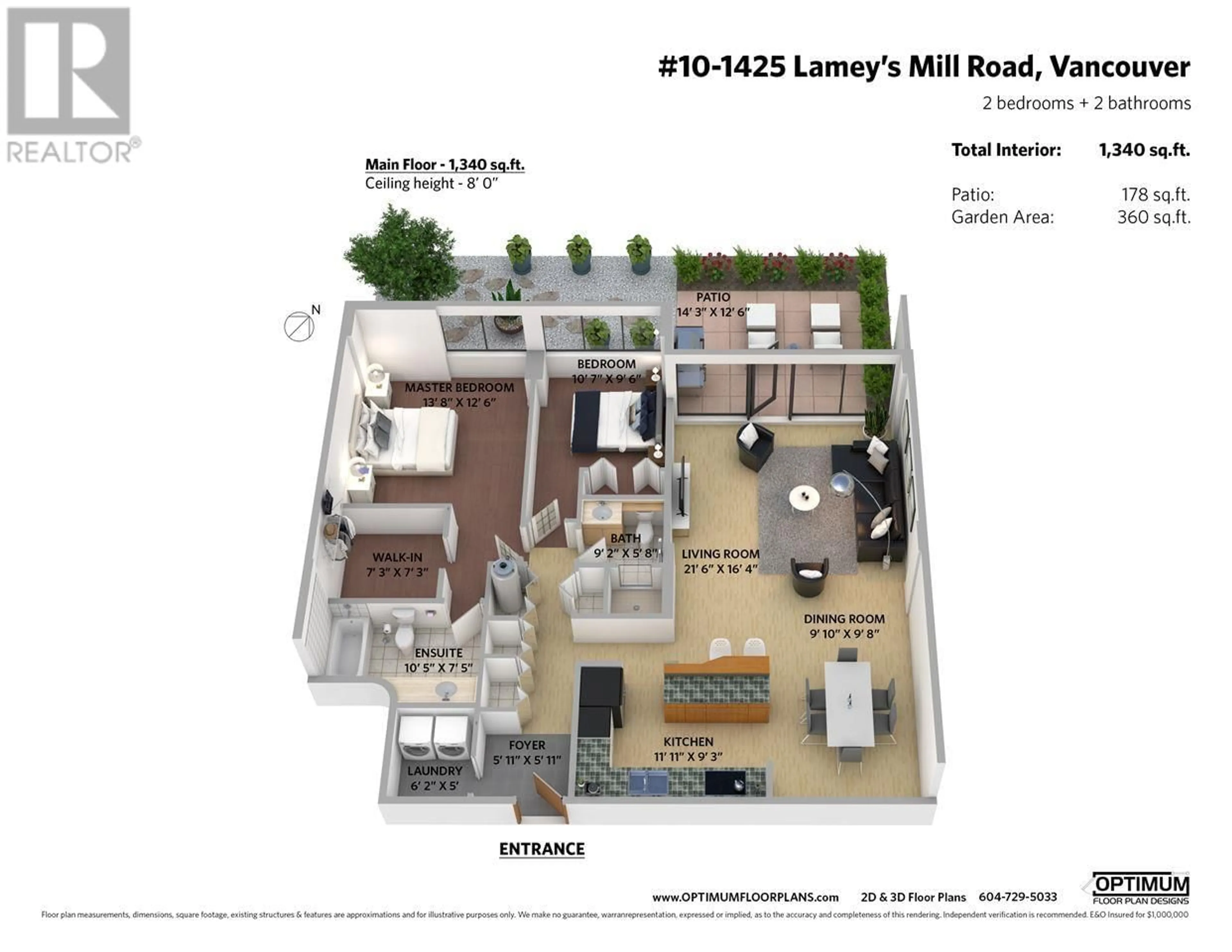 Floor plan for 10 - 1425 LAMEY'S MILL ROAD, Vancouver British Columbia V6H3W2