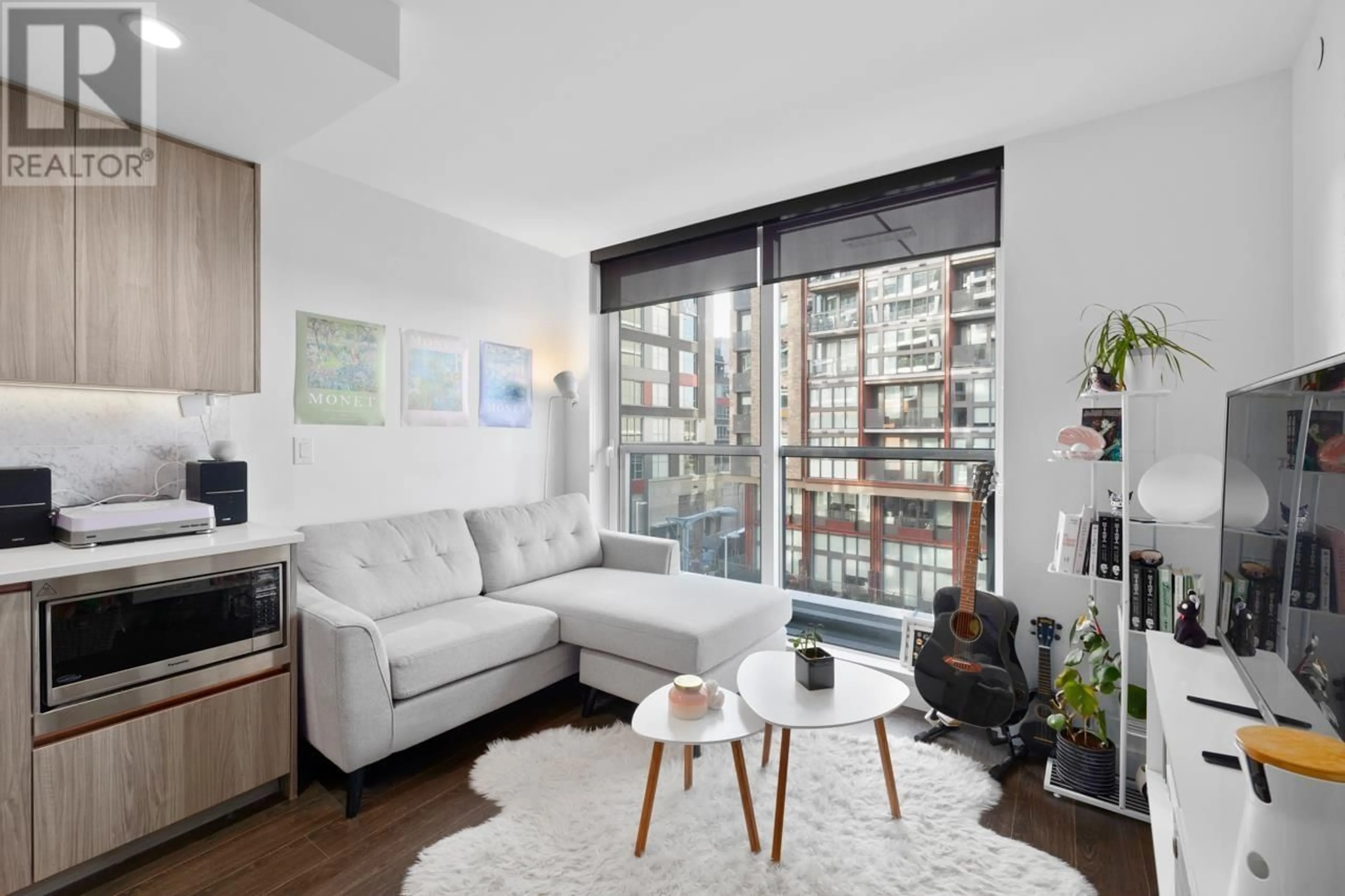 Living room with furniture, unknown for 402 - 1768 COOK STREET, Vancouver British Columbia V5Y0N3
