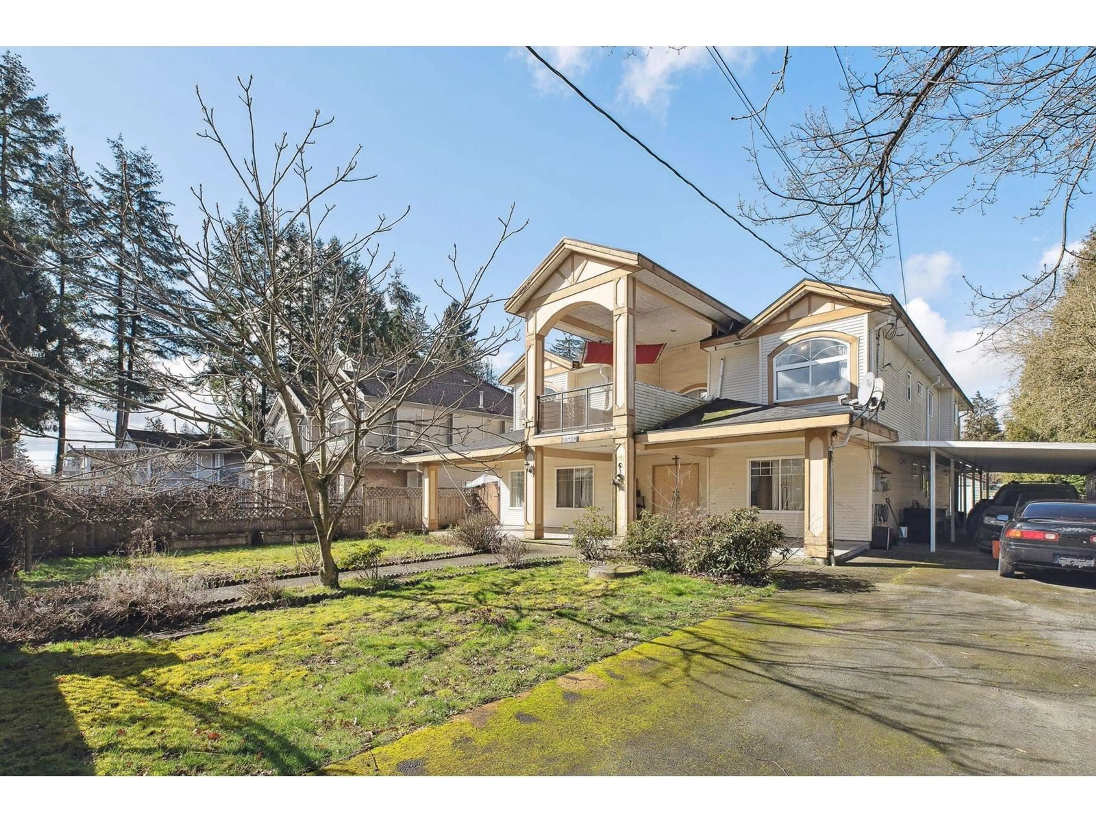 A pic from outside/outdoor area/front of a property/back of a property/a pic from drone, street for 10259 132, Surrey British Columbia V3T3T8