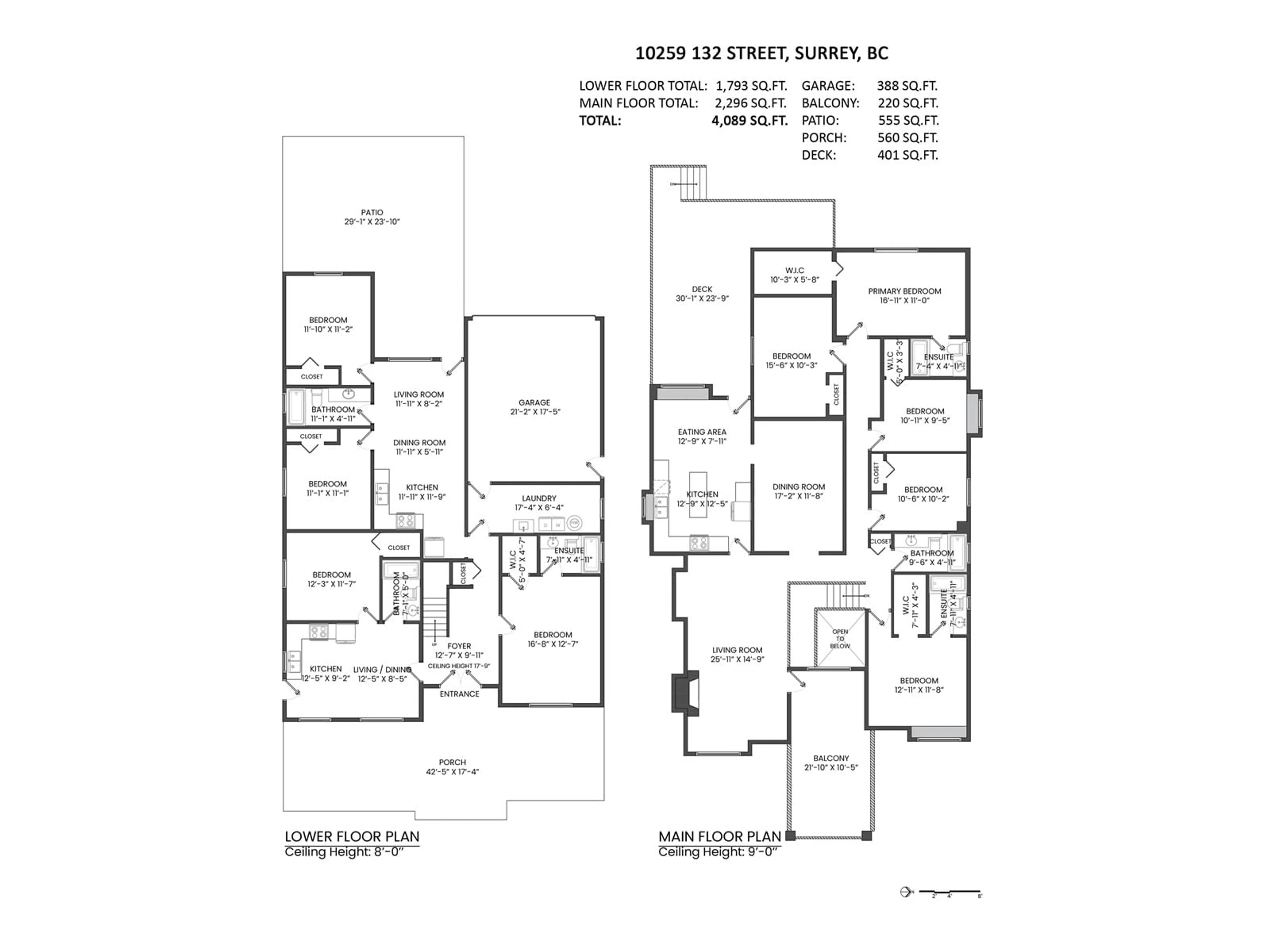 Floor plan for 10259 132, Surrey British Columbia V3T3T8