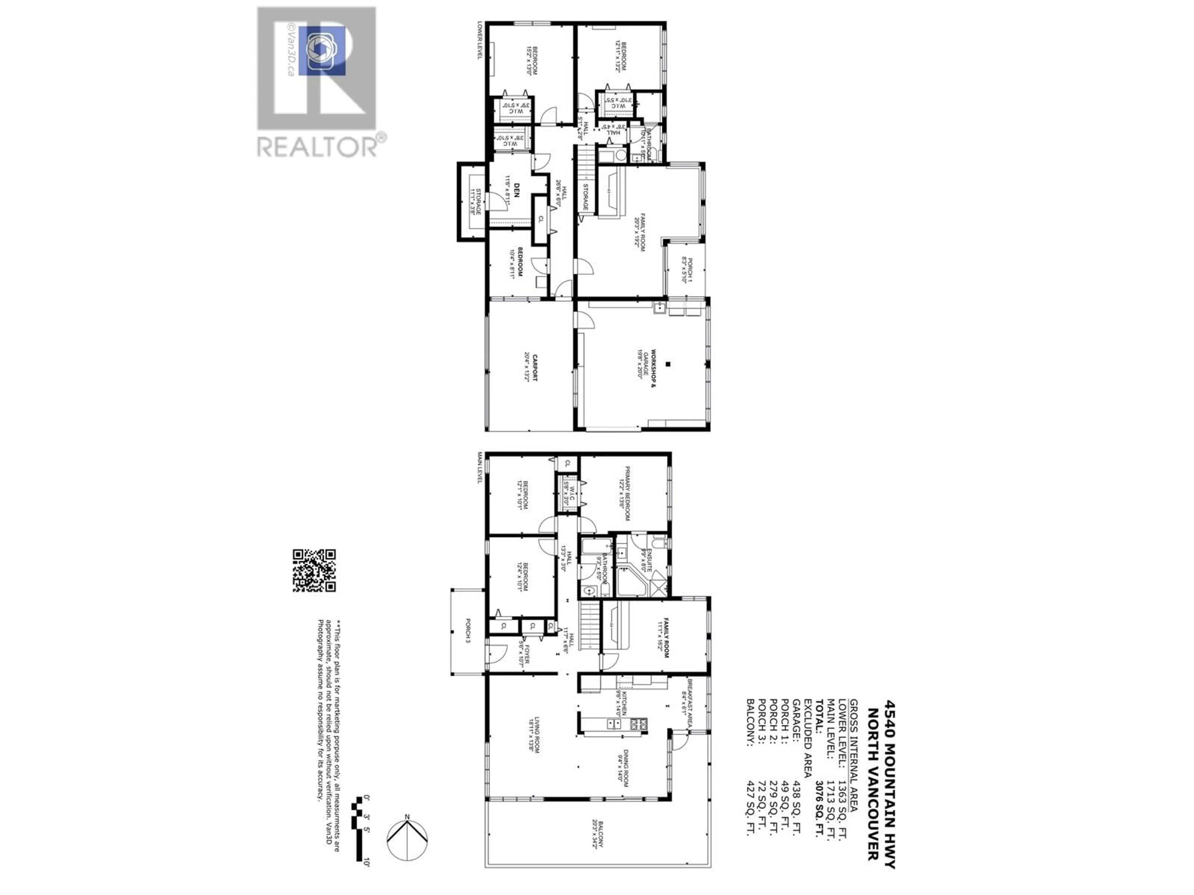 Floor plan for 4540 MOUNTAIN HIGHWAY, North Vancouver British Columbia V7K2K6