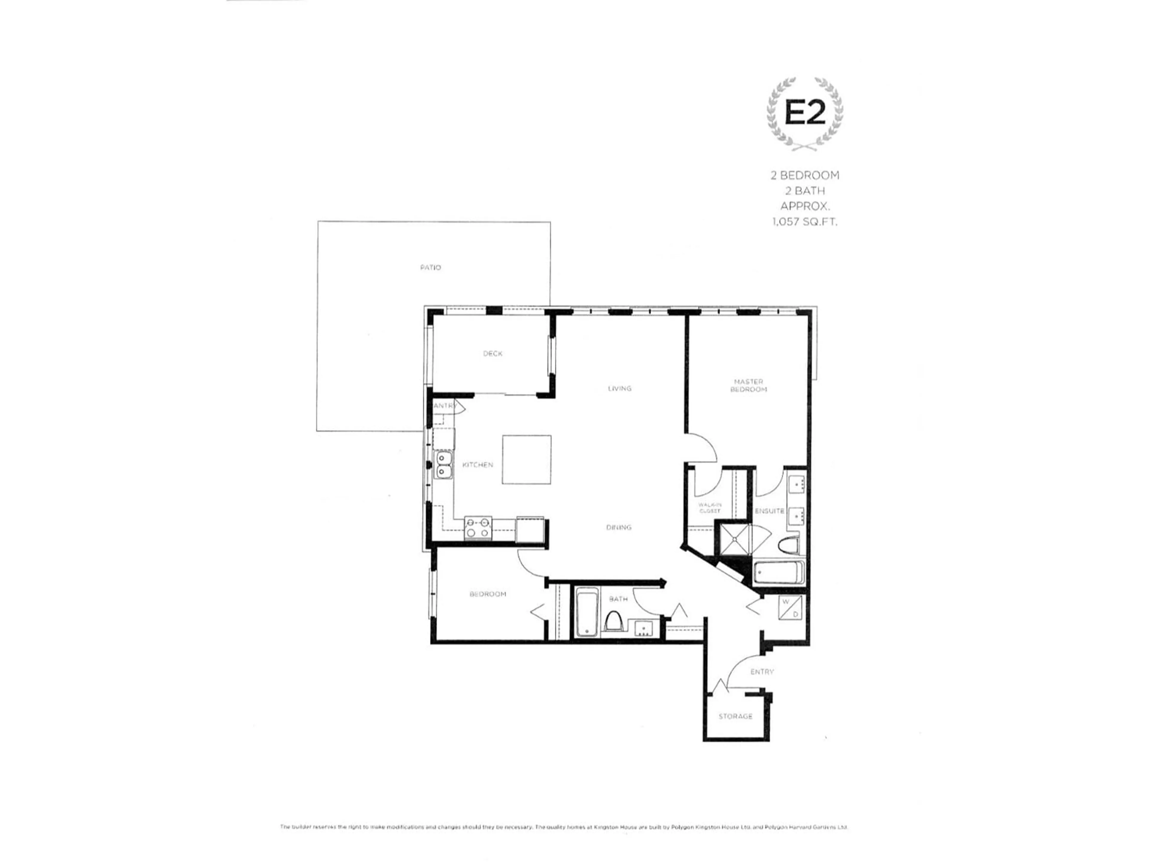 Floor plan for 202 - 3323 151, Surrey British Columbia V3Z0L3