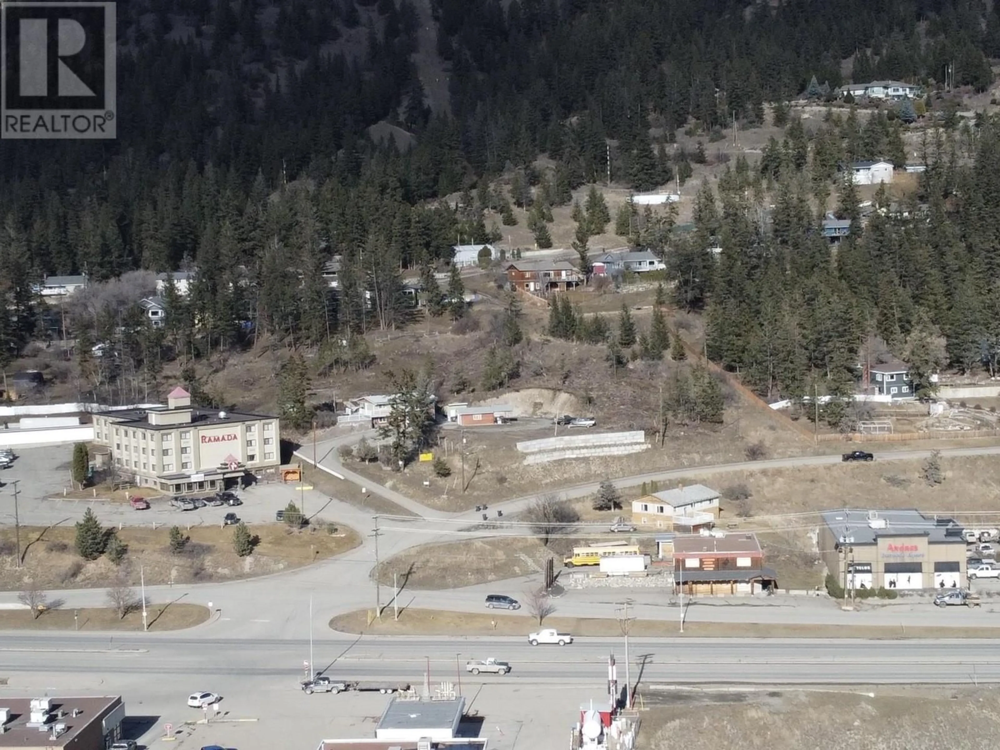 A pic from outside/outdoor area/front of a property/back of a property/a pic from drone, mountain view for 1138 LAKEVIEW CRESCENT, Williams Lake British Columbia V2G1A3