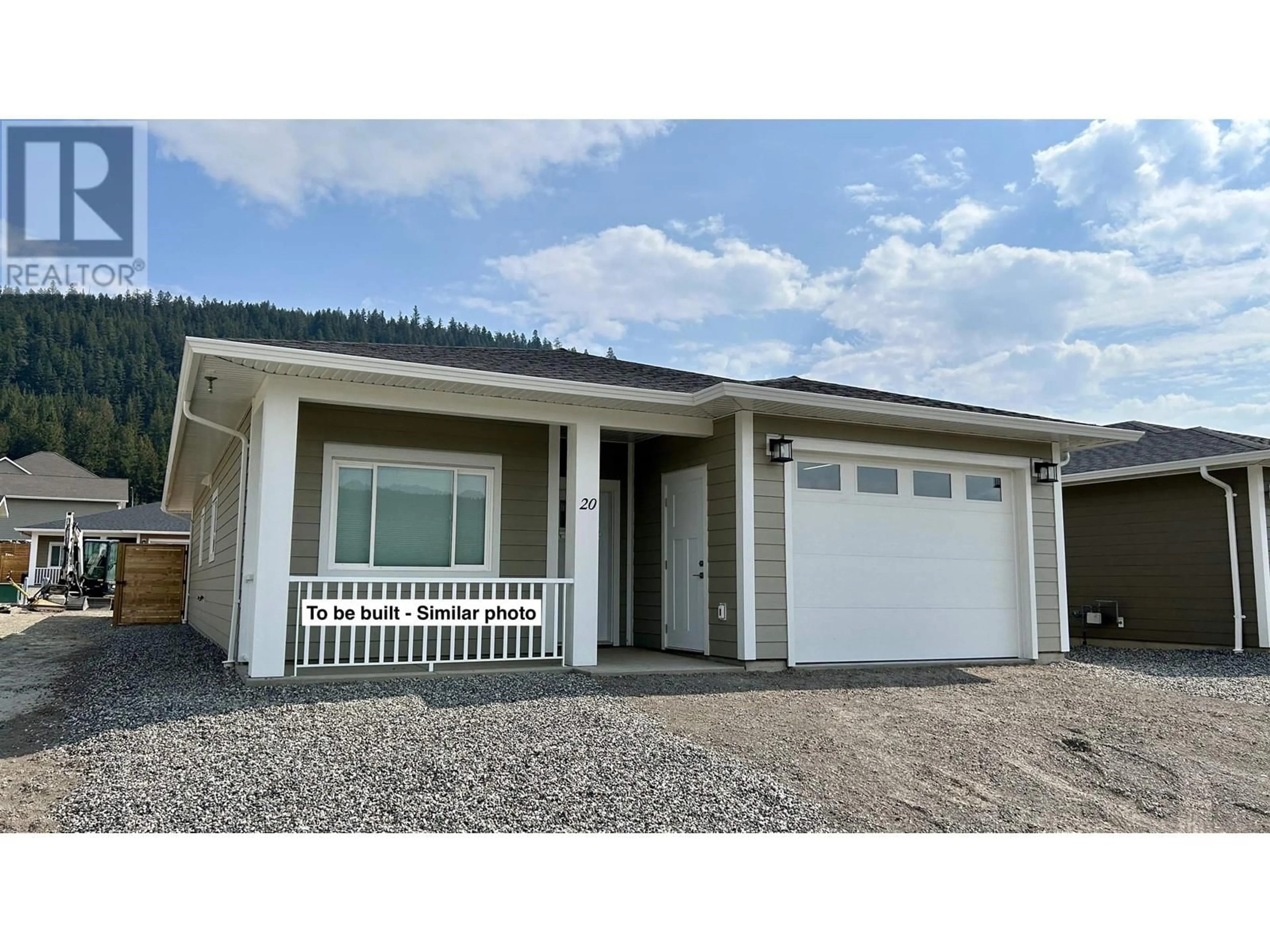 Home with vinyl exterior material, street for 19 - 105 FOREST RIDGE ROAD, 100 Mile House British Columbia V0K2E0