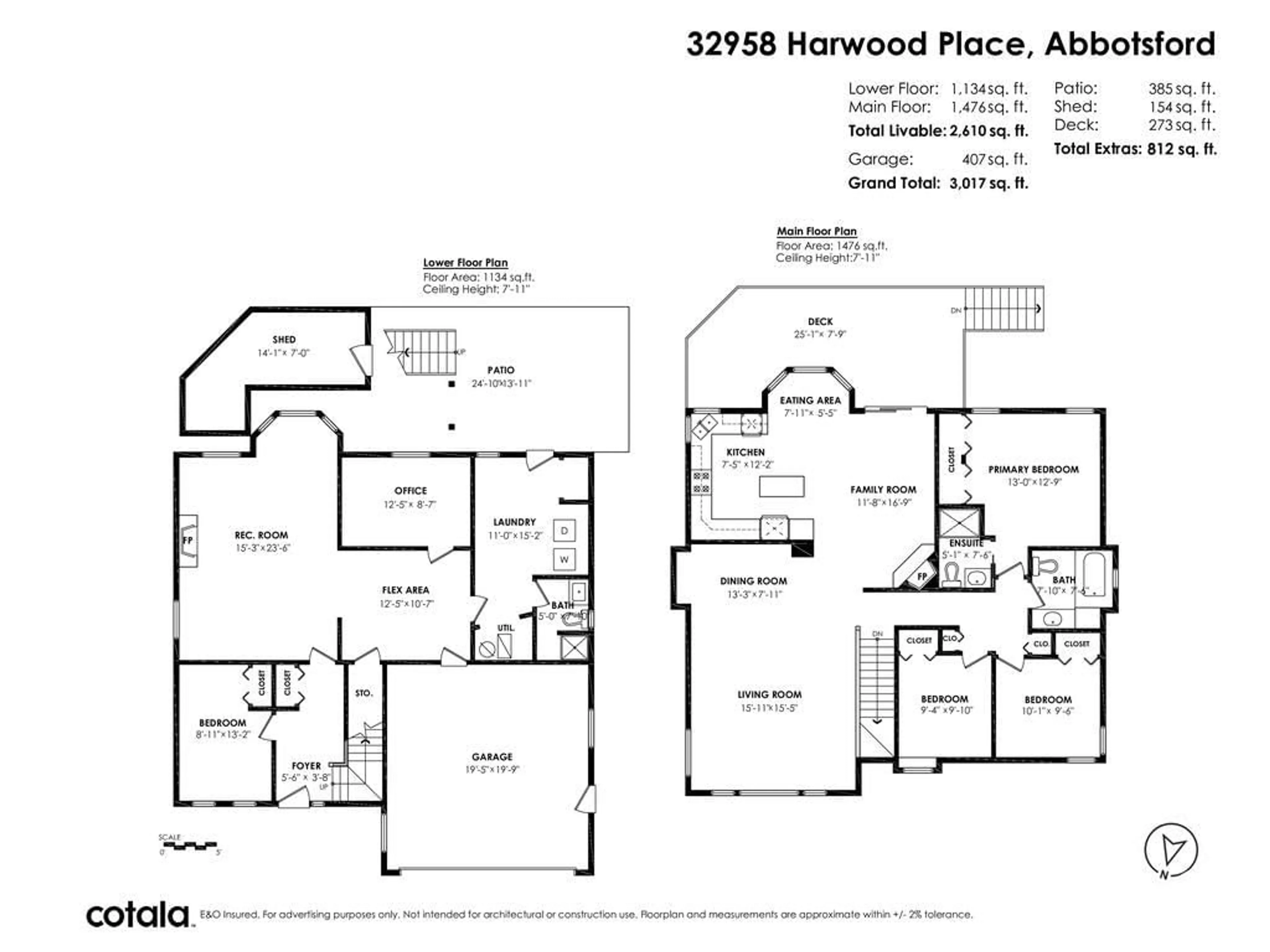 Floor plan for 32958 HARWOOD, Abbotsford British Columbia V2S7C2