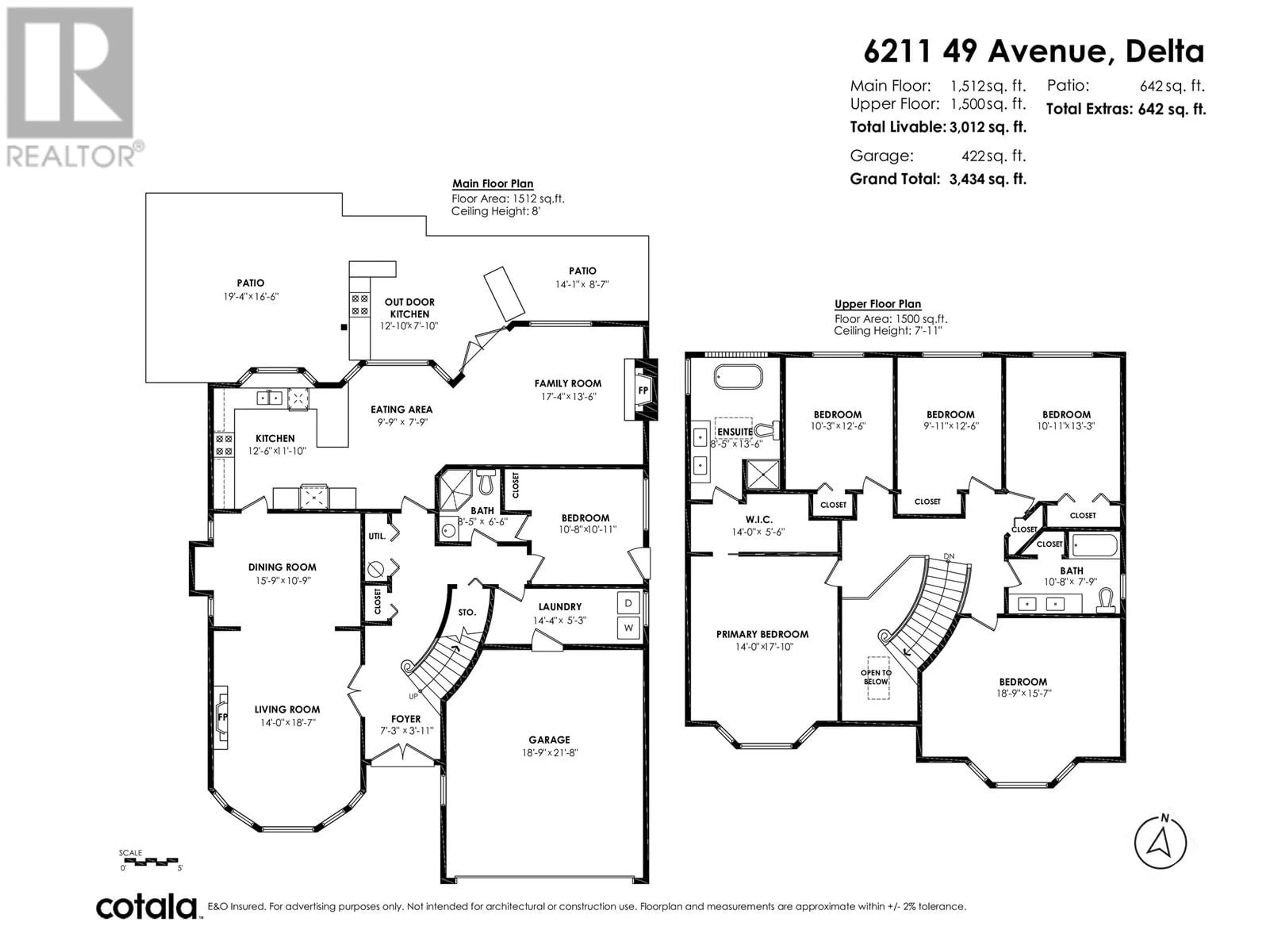 Floor plan for 6211 49 AVENUE, Delta British Columbia V4K4S5