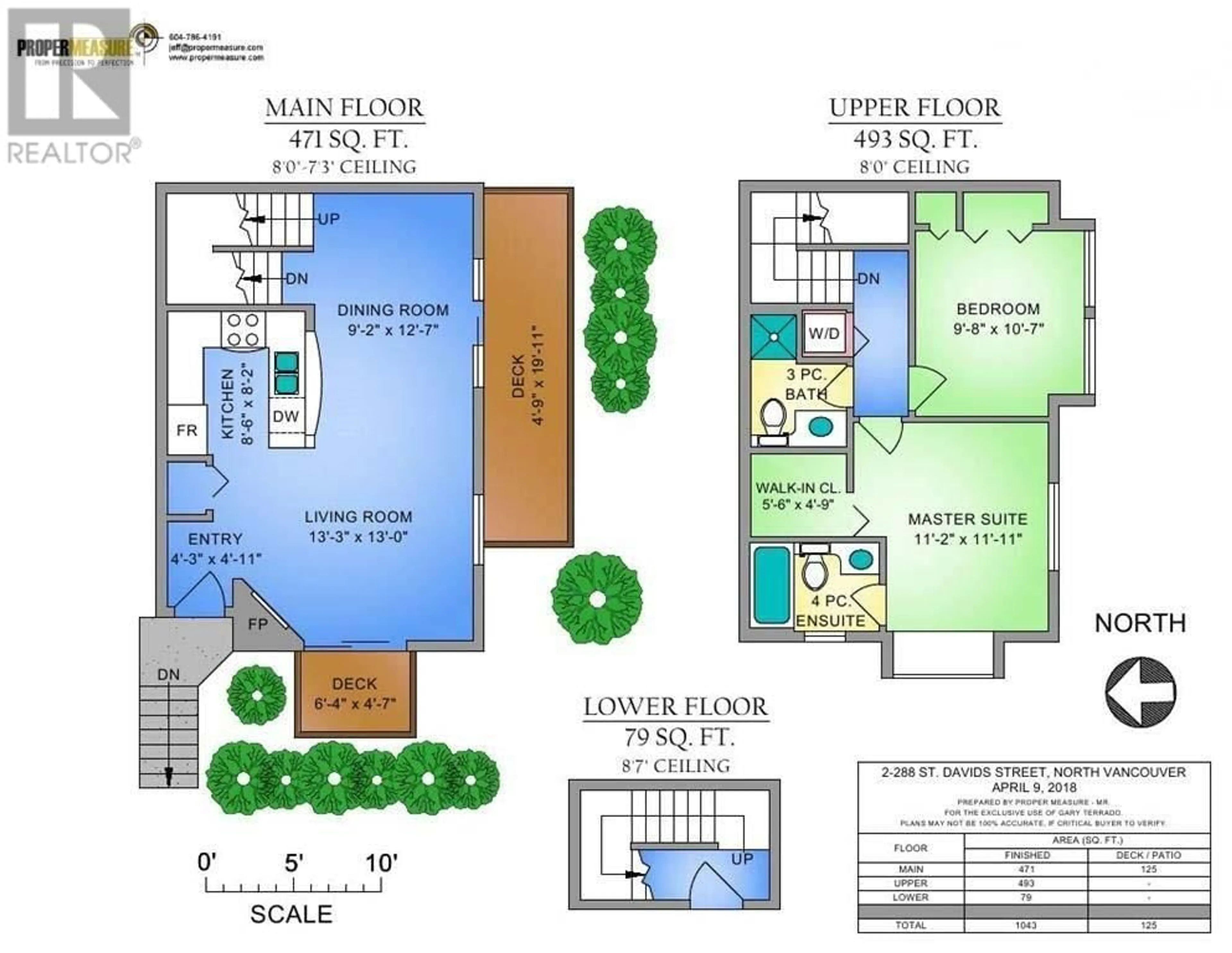 Floor plan for 2 - 288 ST. DAVIDS AVENUE, North Vancouver British Columbia V7L4X2