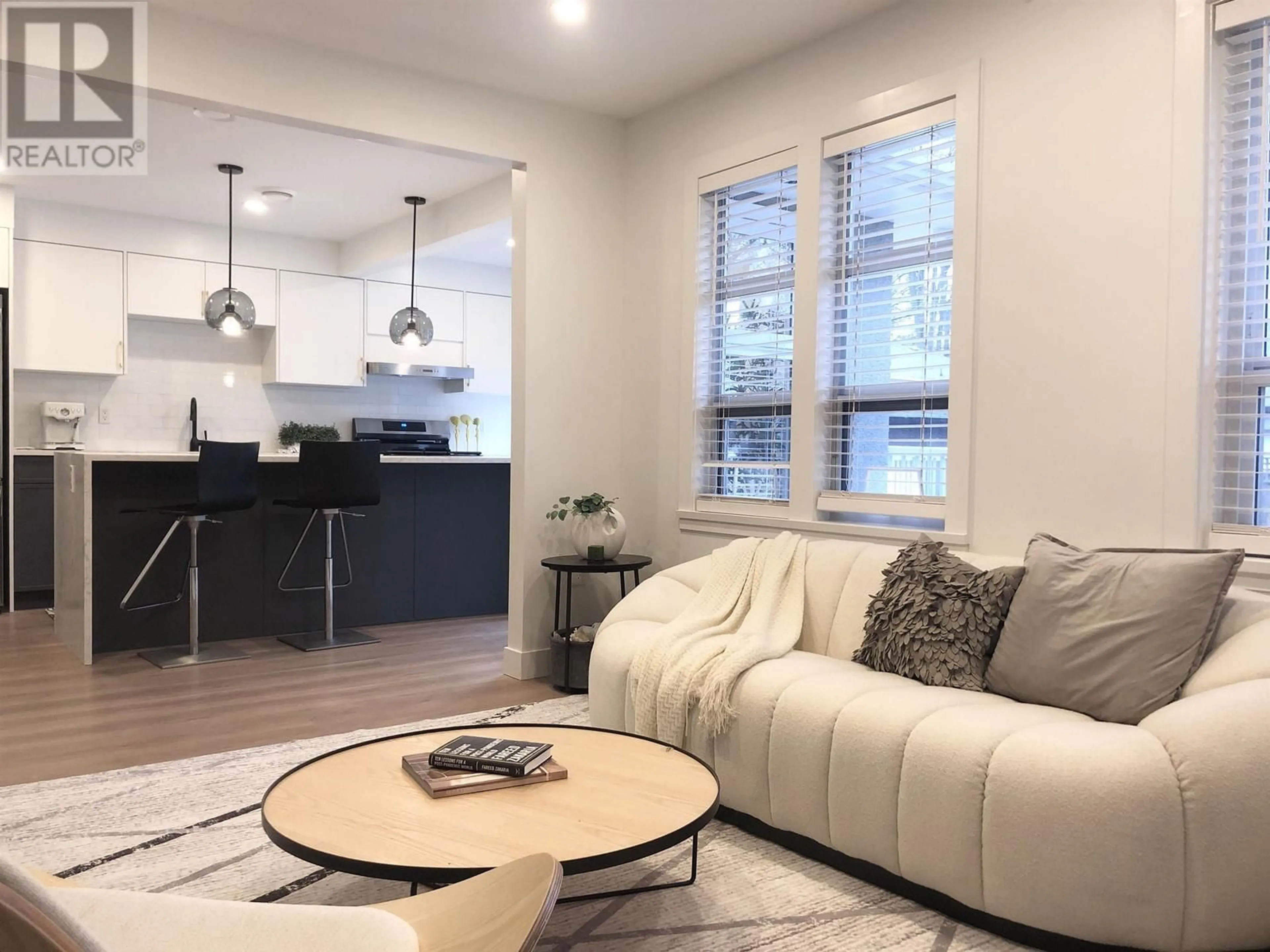 Living room with furniture, wood/laminate floor for 3534 17TH AVENUE, Vancouver British Columbia V6S1A1