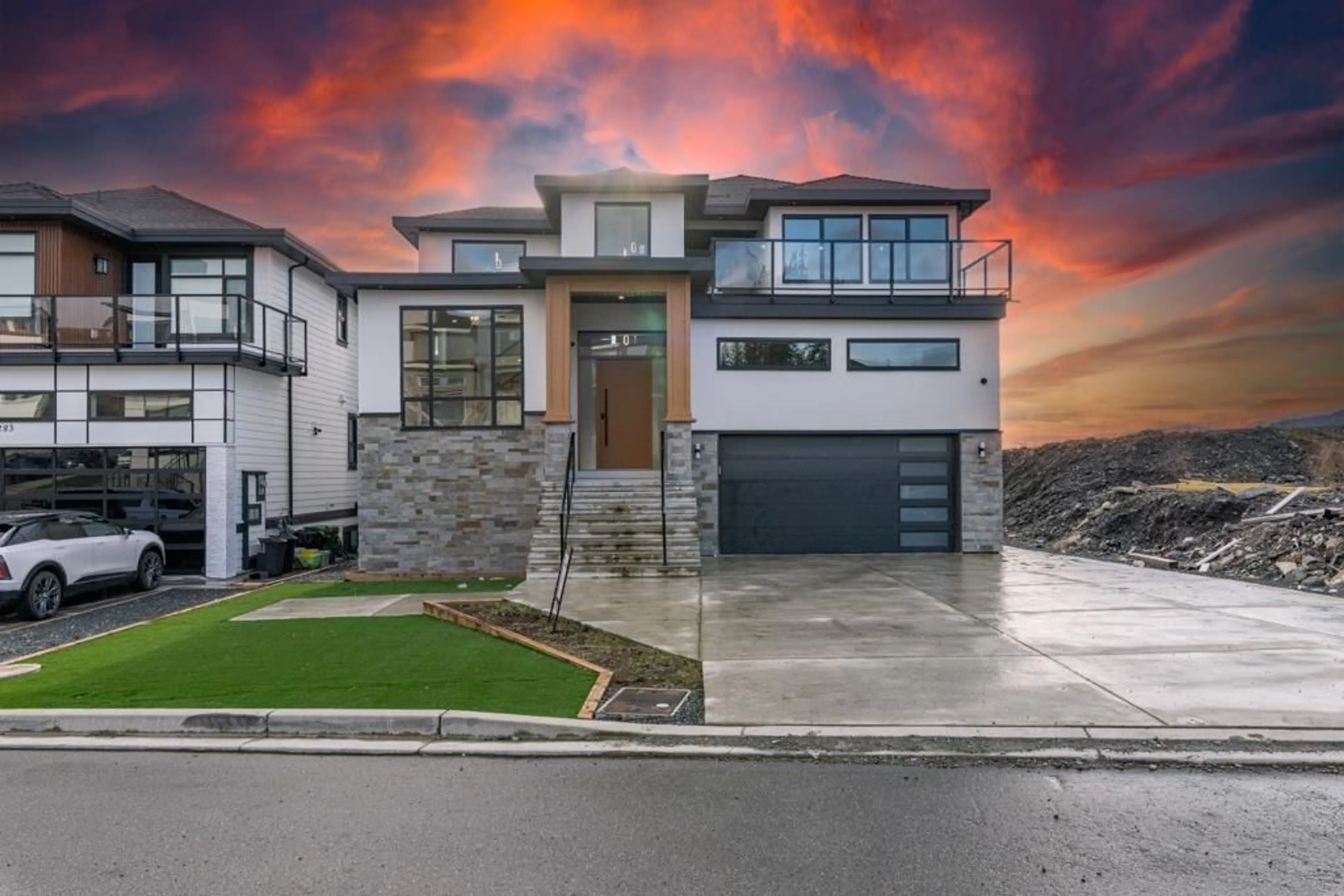 Home with brick exterior material, street for 5289 HIGHVIEW DRIVE, Chilliwack British Columbia V2R6G4