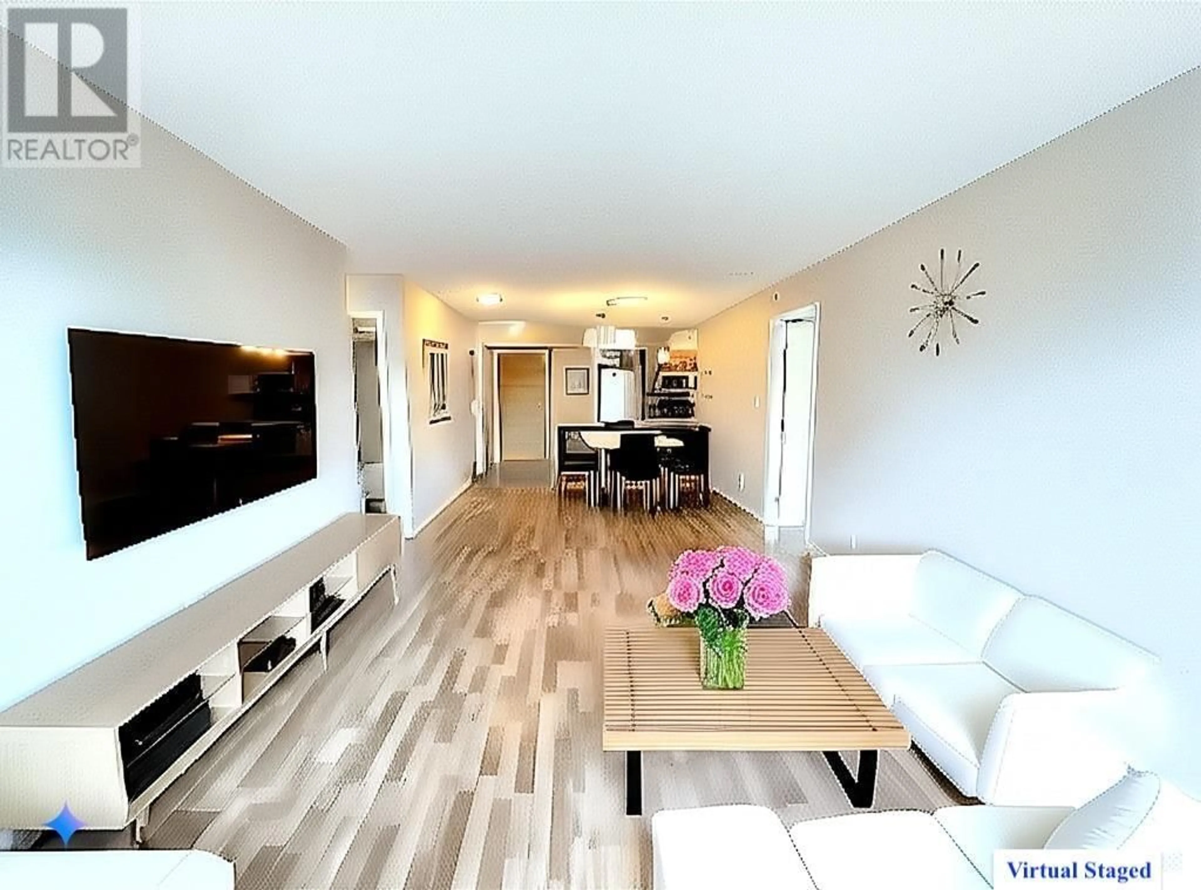 Living room with furniture, wood/laminate floor for 1202 - 7888 SABA ROAD, Richmond British Columbia V6Y0A2