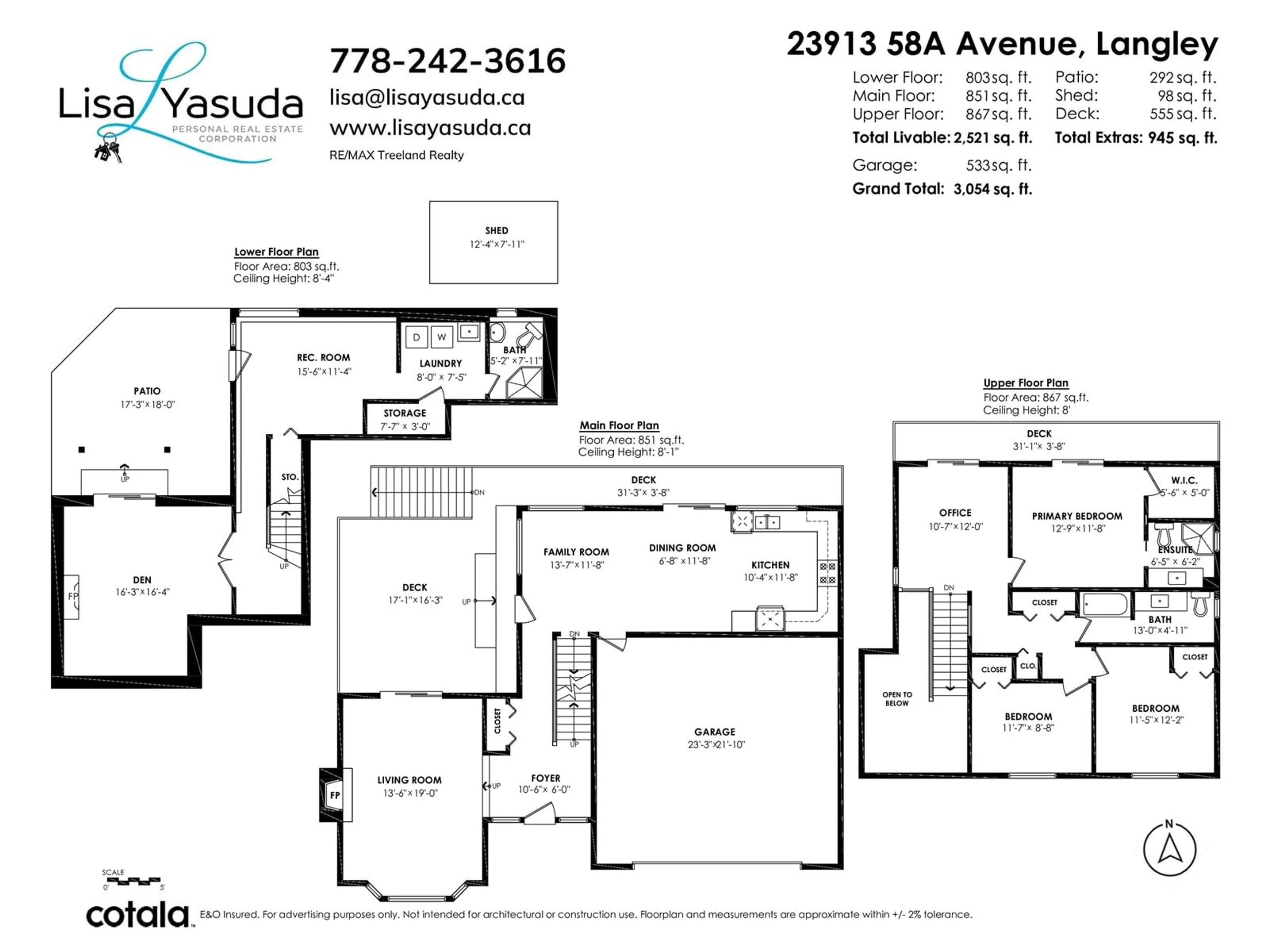 Floor plan for 23913 58A, Langley British Columbia V2Z1A5