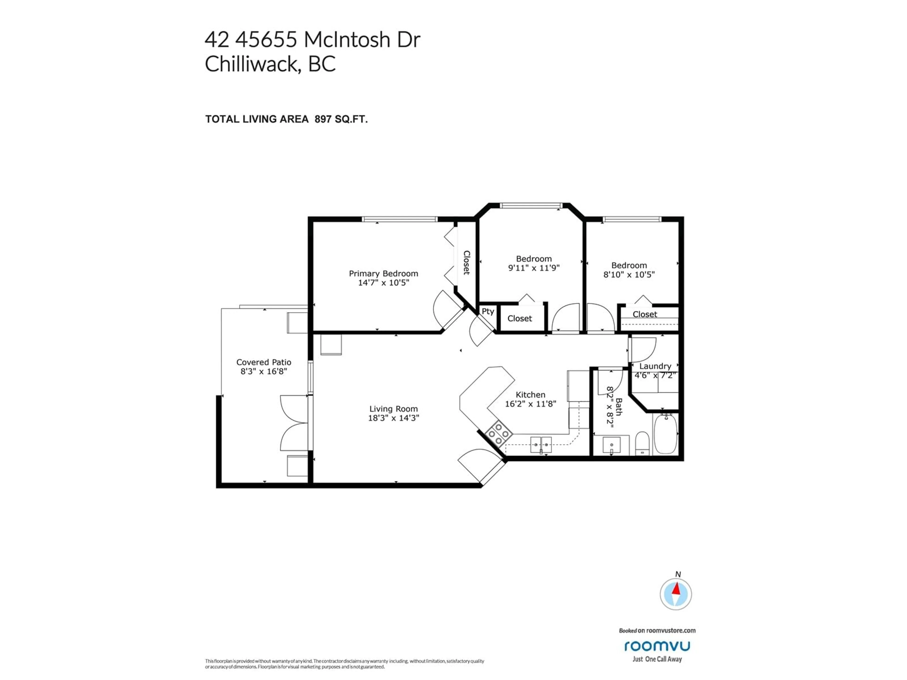 Floor plan for 104D - 45655 MCINTOSH DRIVE, Chilliwack British Columbia V2P6V4