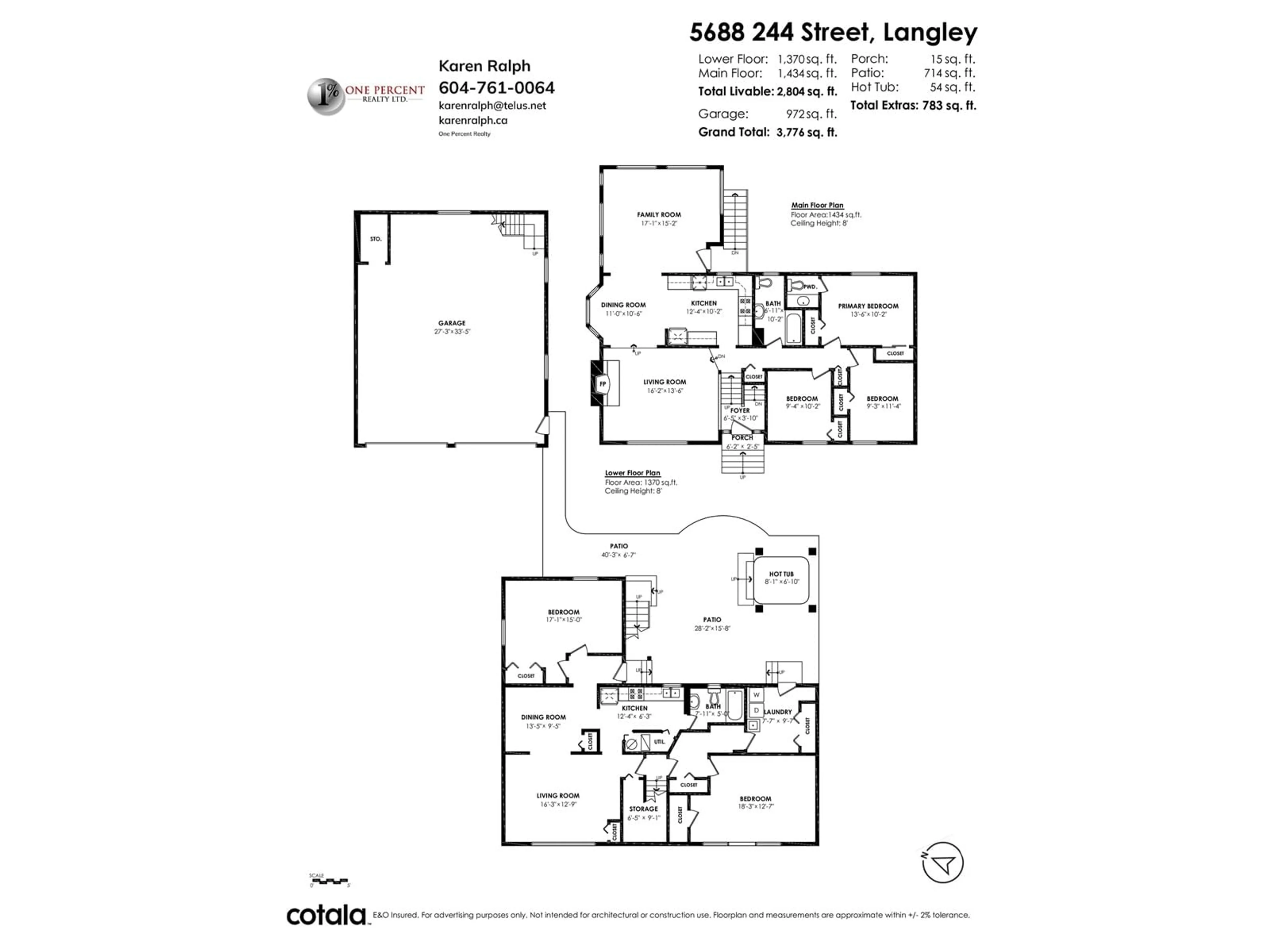 Floor plan for 5688 244, Langley British Columbia V2Z1G6