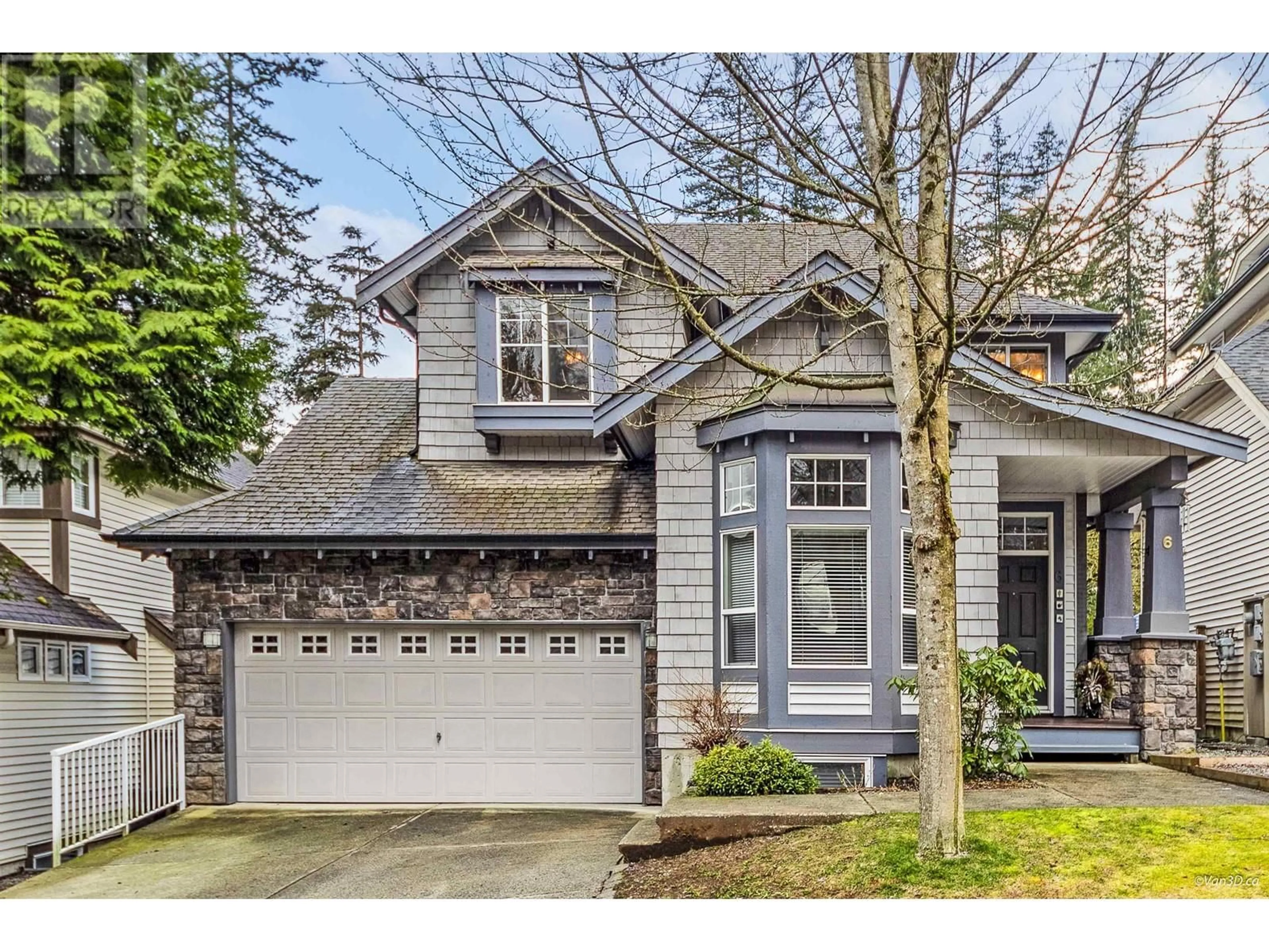 Home with vinyl exterior material, street for 6 ALDER DRIVE, Port Moody British Columbia V3H5M3
