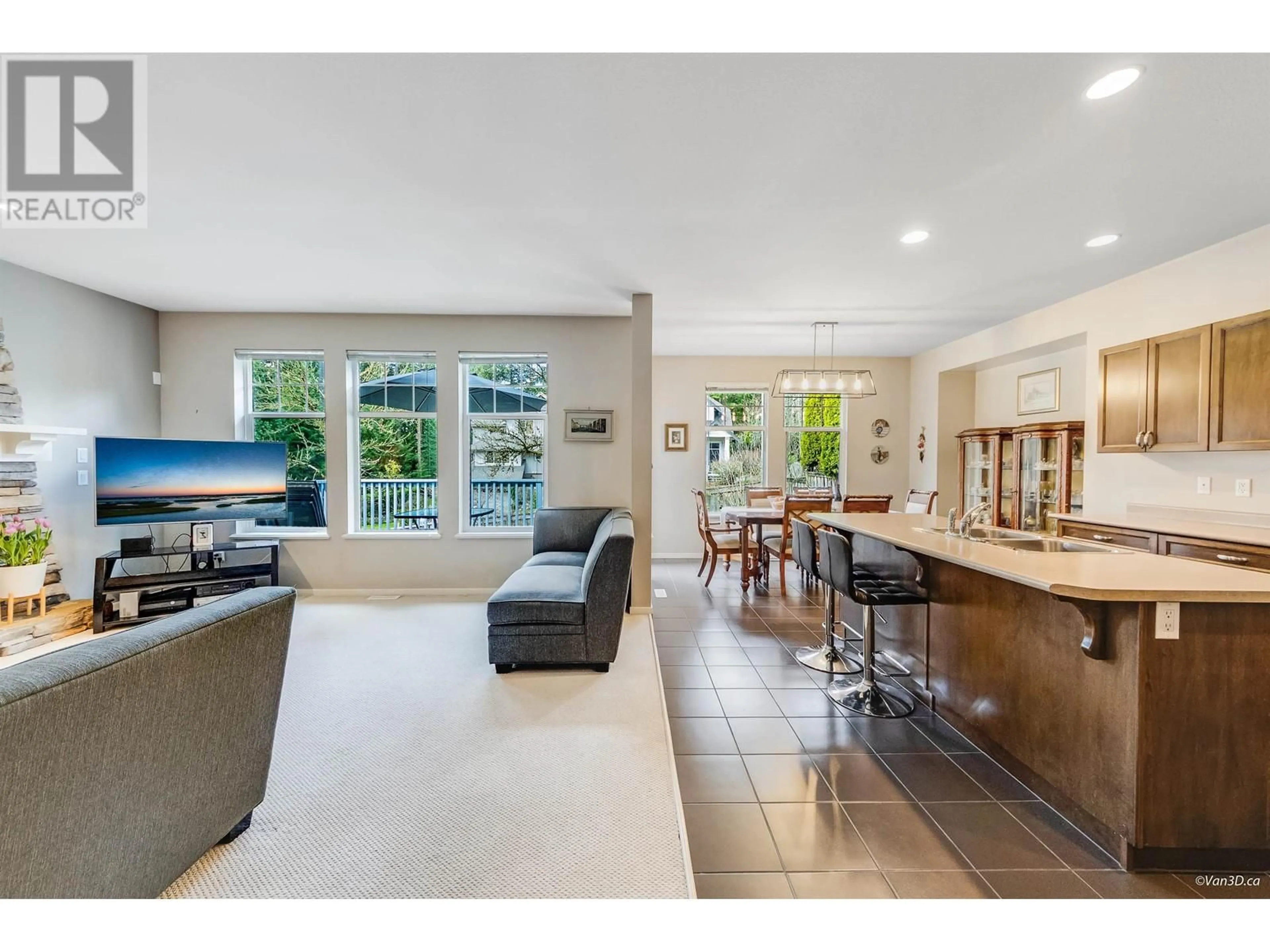 Open concept kitchen, ceramic/tile floor for 6 ALDER DRIVE, Port Moody British Columbia V3H5M3