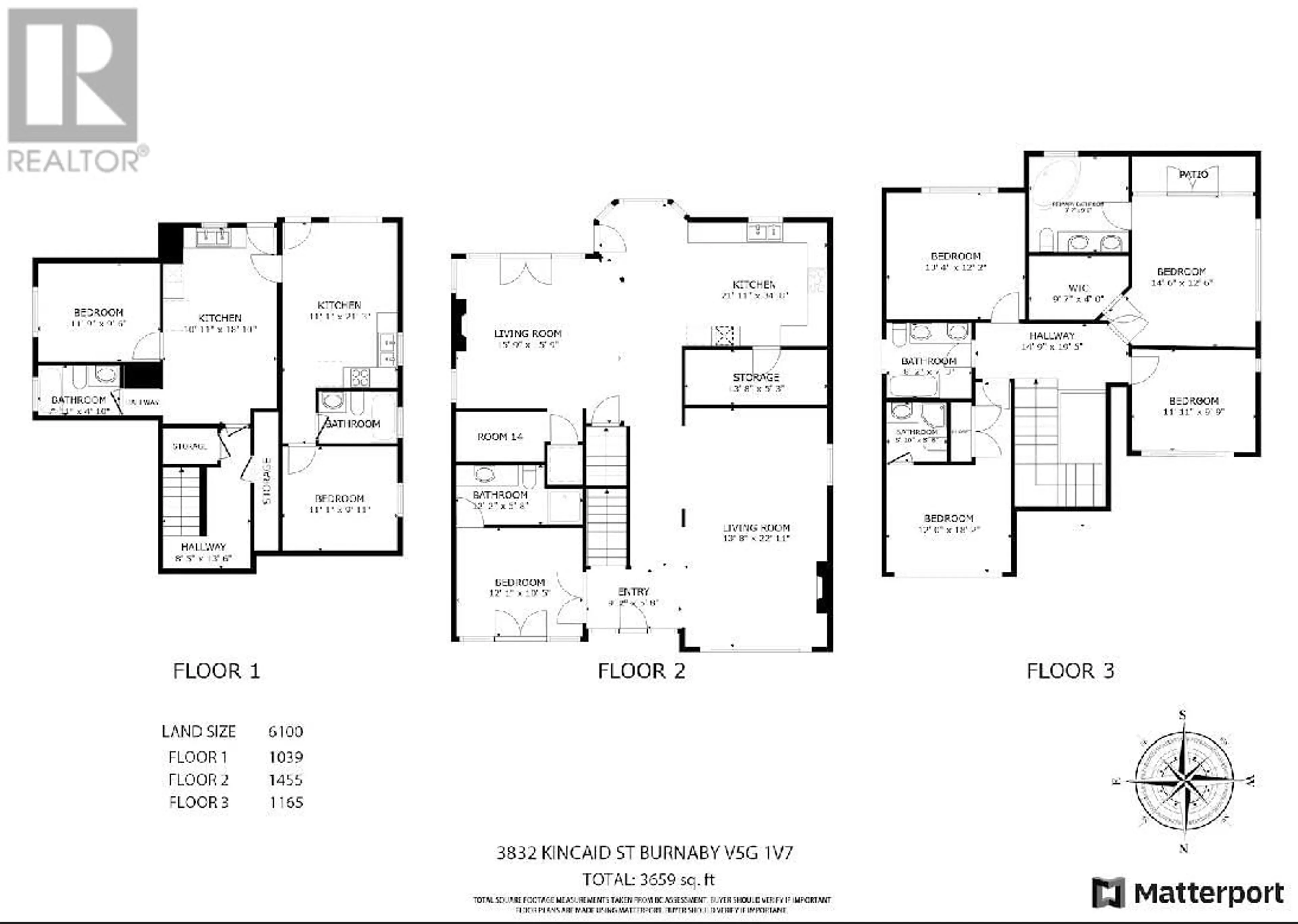 Floor plan for 3832 KINCAID STREET, Burnaby British Columbia V5G1V7