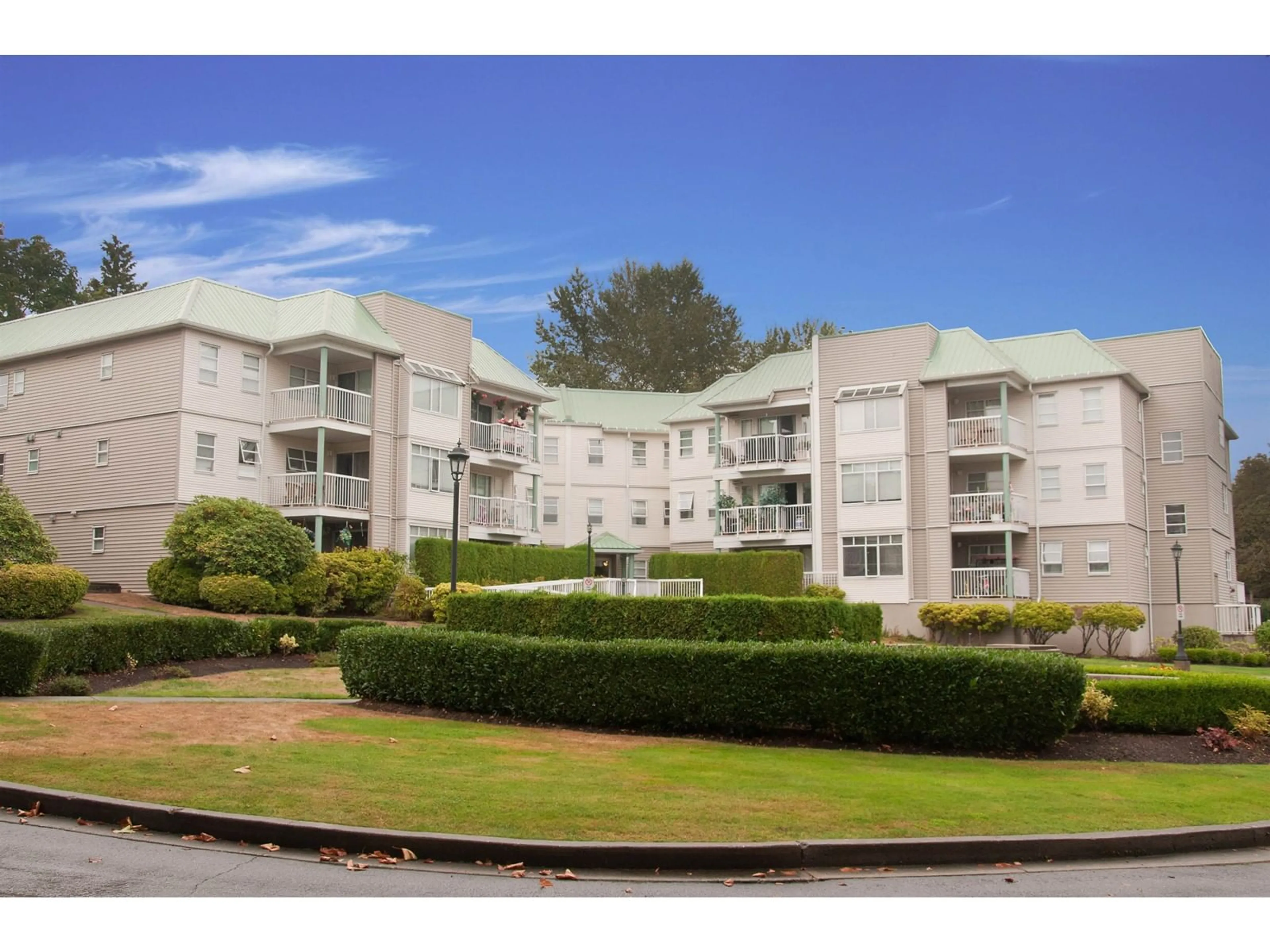 A pic from outside/outdoor area/front of a property/back of a property/a pic from drone, mountain view for 207 - 9767 140, Surrey British Columbia V3T4M4