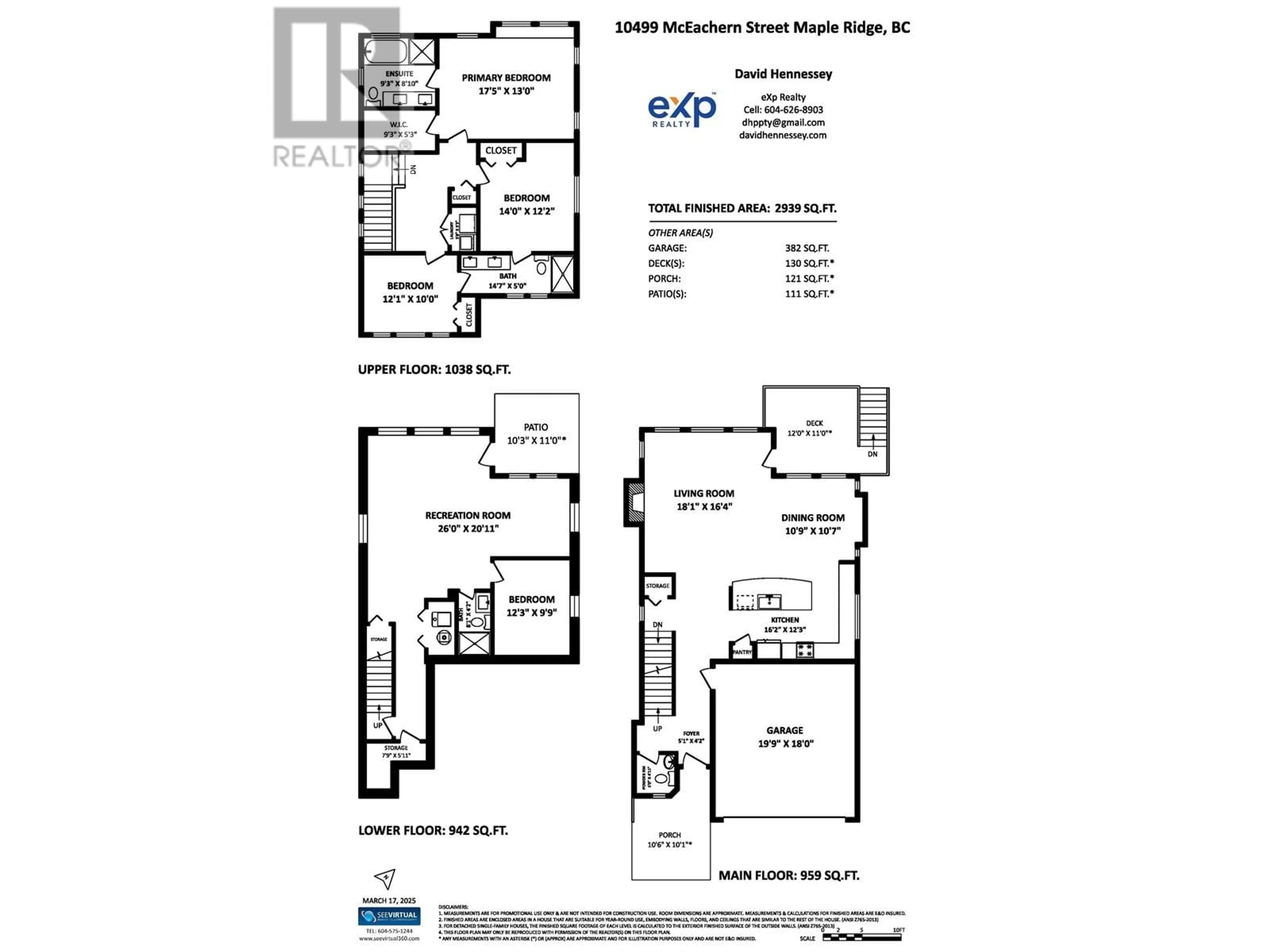 Home with vinyl exterior material, street for 10499 MCEACHERN STREET, Maple Ridge British Columbia V2W0H8