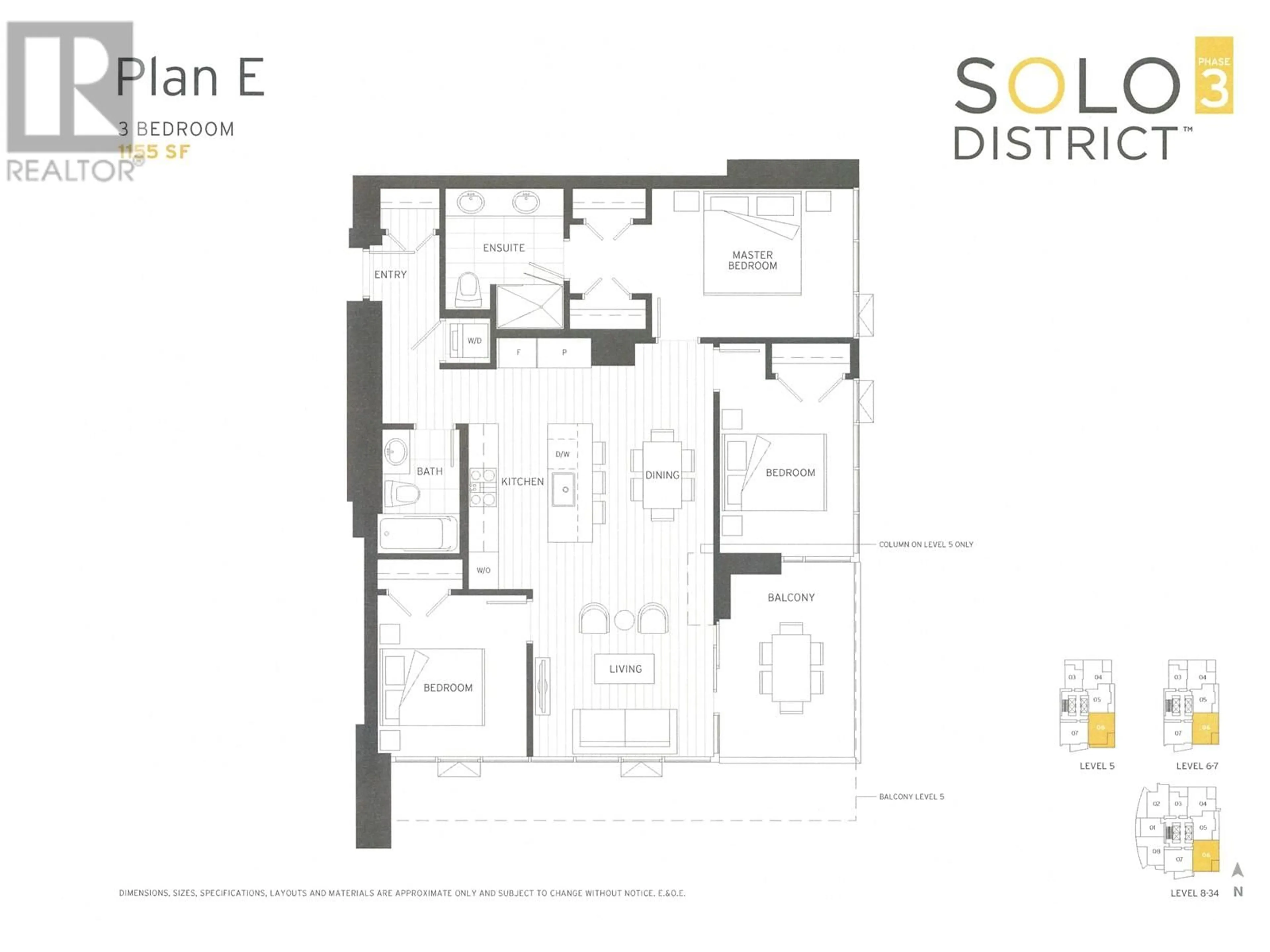 Floor plan for 2306 - 2085 SKYLINE COURT, Burnaby British Columbia V5C0M6