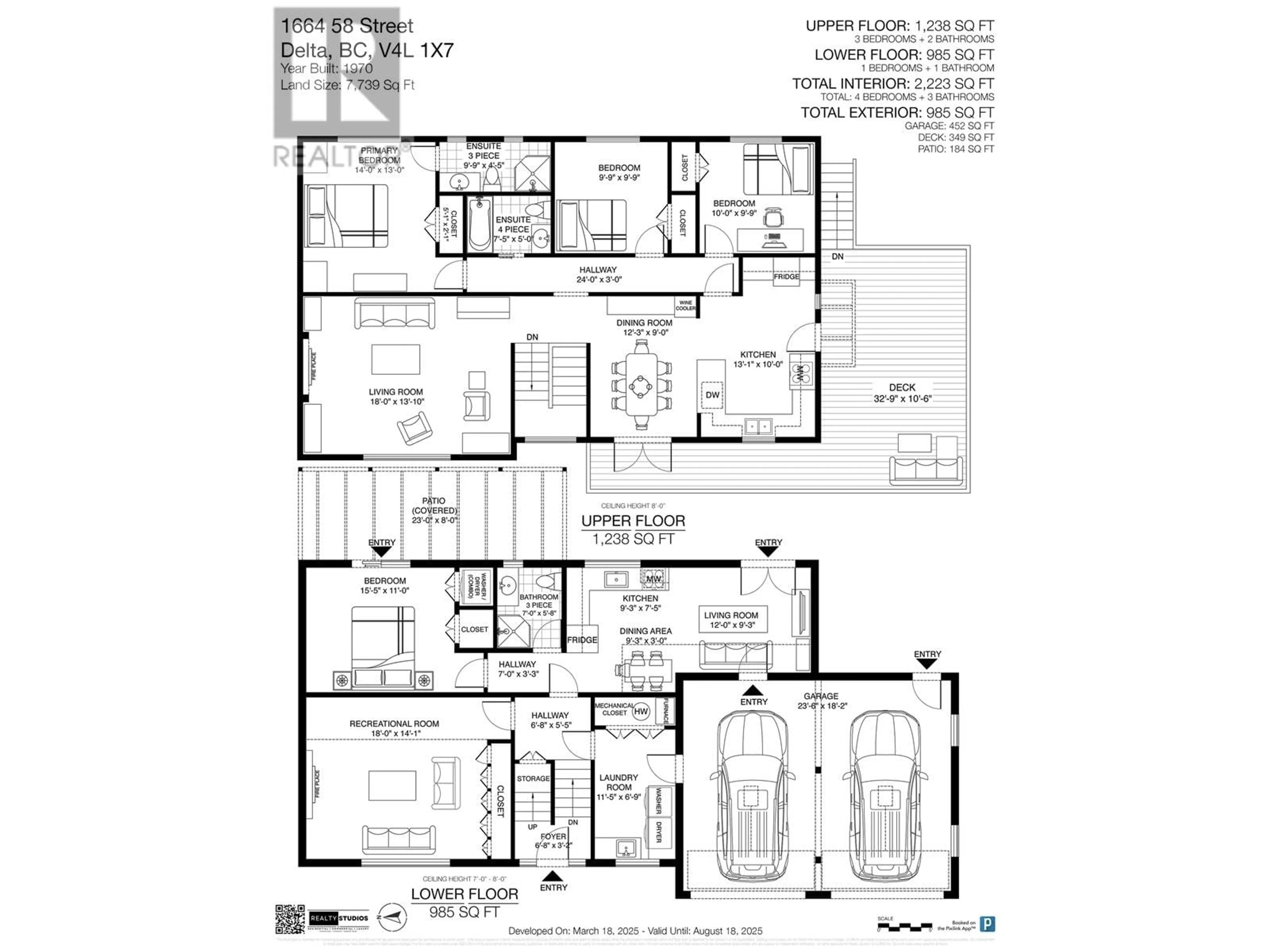 Floor plan for 1664 58 STREET, Delta British Columbia V4L1X7