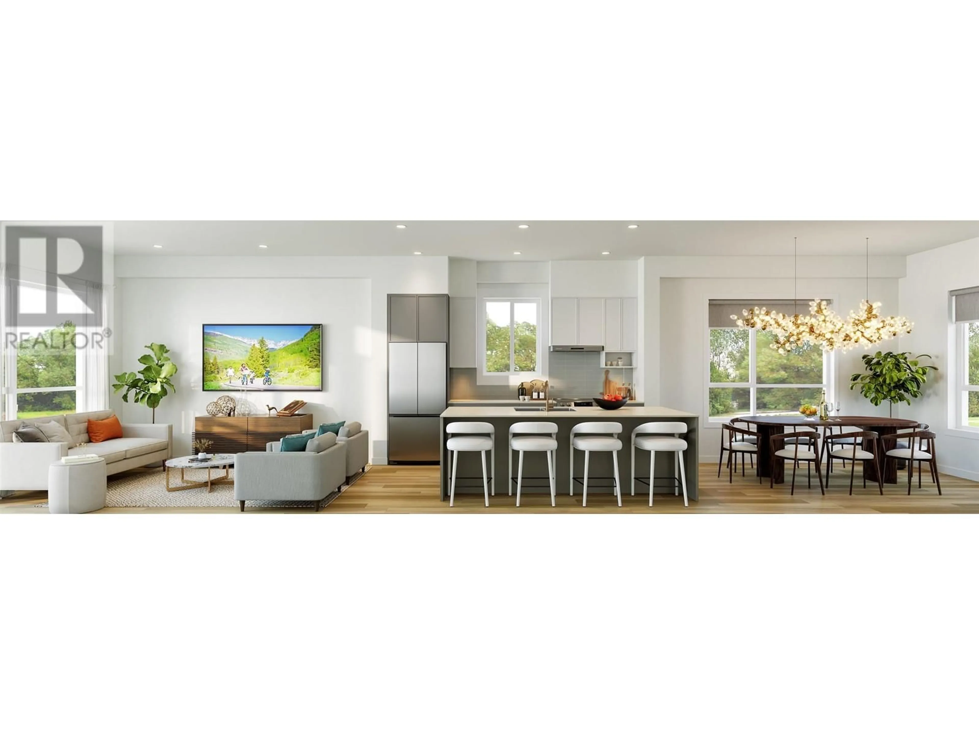Open concept kitchen, wood/laminate floor for 12 - 728 LEA AVENUE, Coquitlam British Columbia V3J4G3