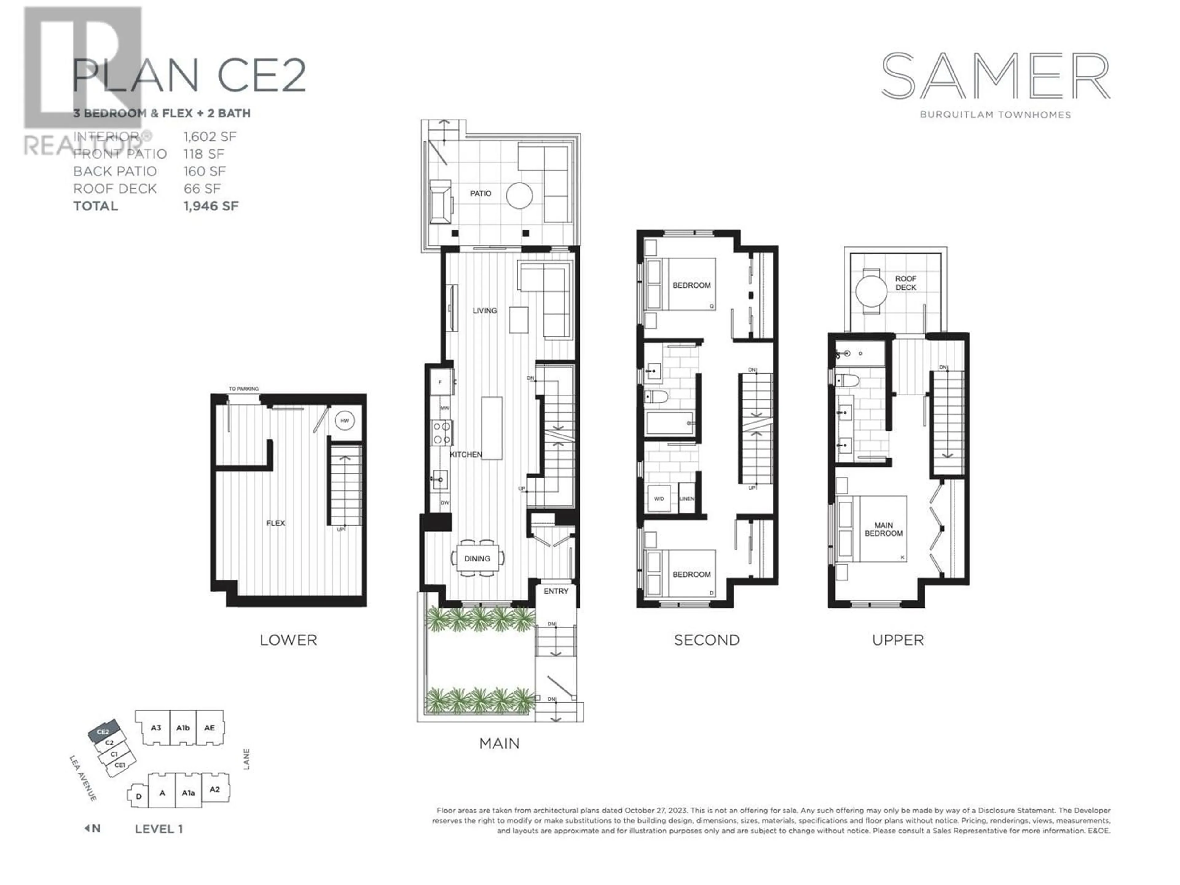 Floor plan for 4 - 728 LEA AVENUE, Coquitlam British Columbia V3J4H5